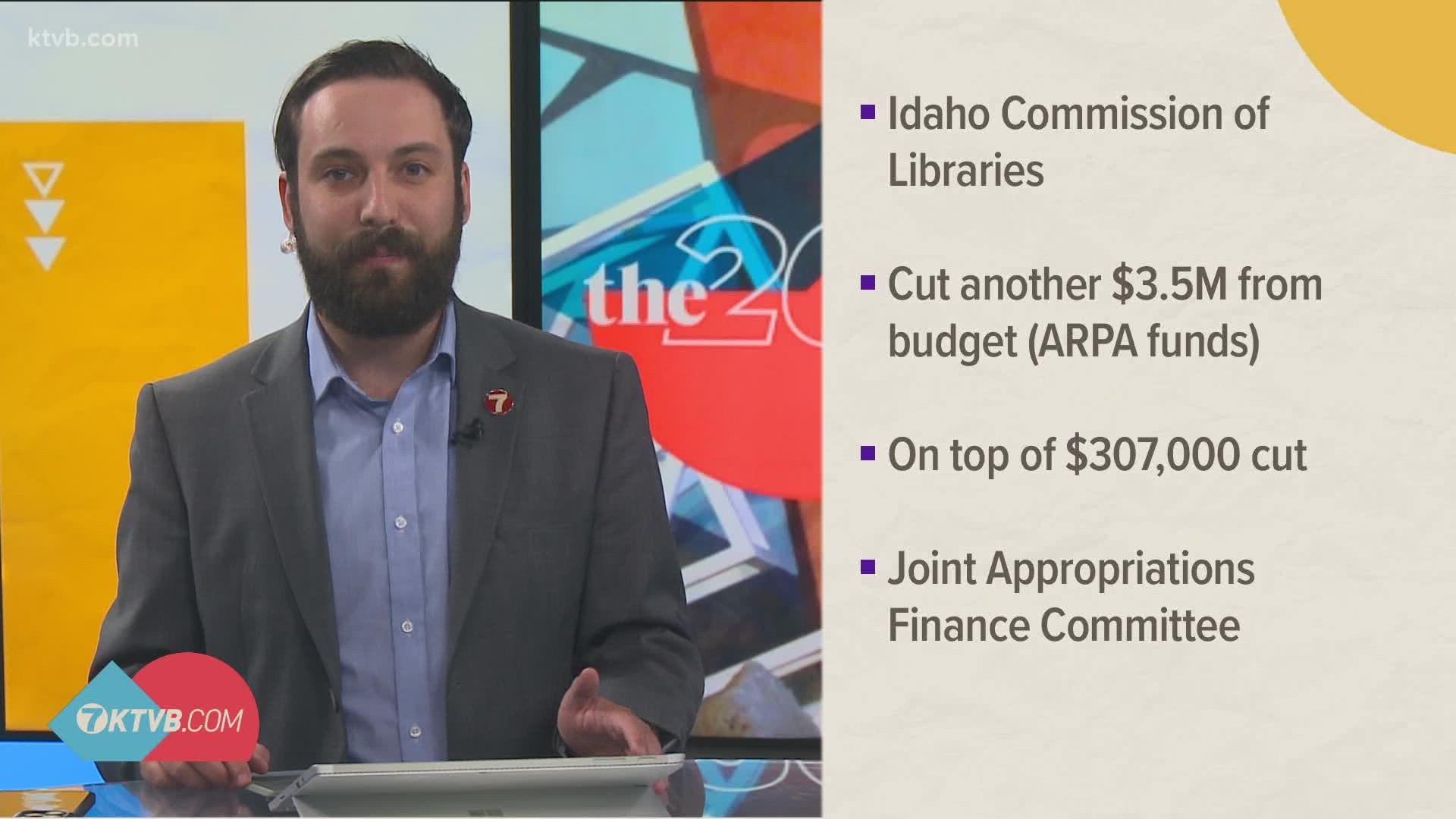The new Idaho Commission for Libraries' budget slashes $3.5 million in federal American Rescue Plan Act funds for grants for technology projects in Idaho libraries.