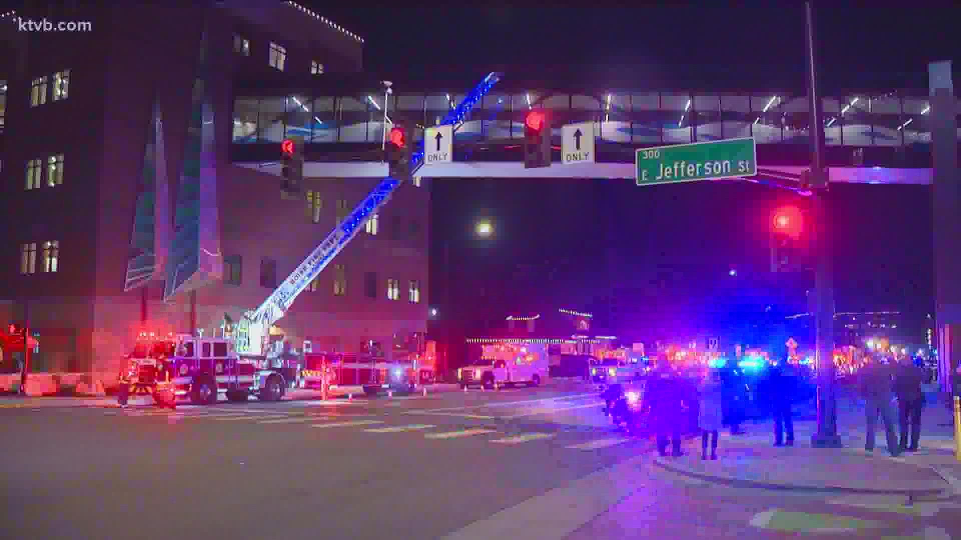 The Boise Police Department said more first responders attended Wednesday night's event than room allowed for.