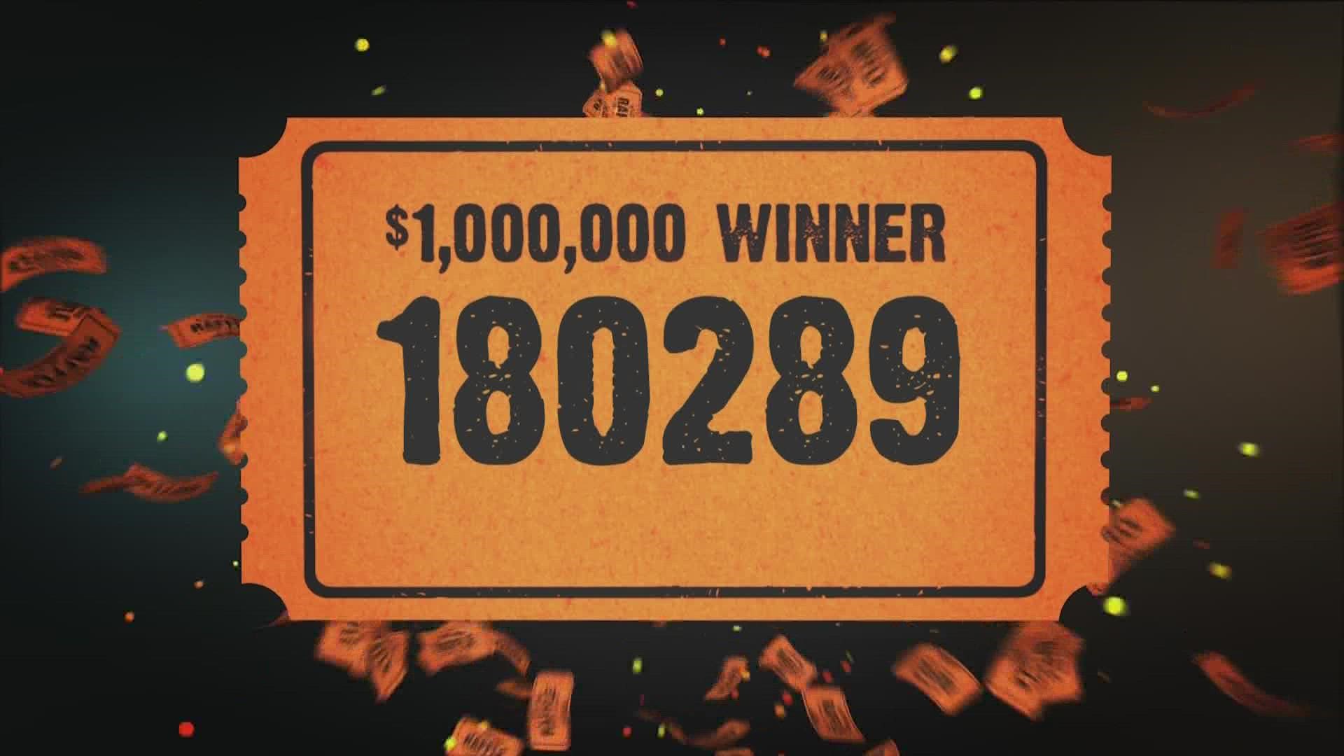 Idaho Lottery announces 1,000,000 Raffle winning numbers