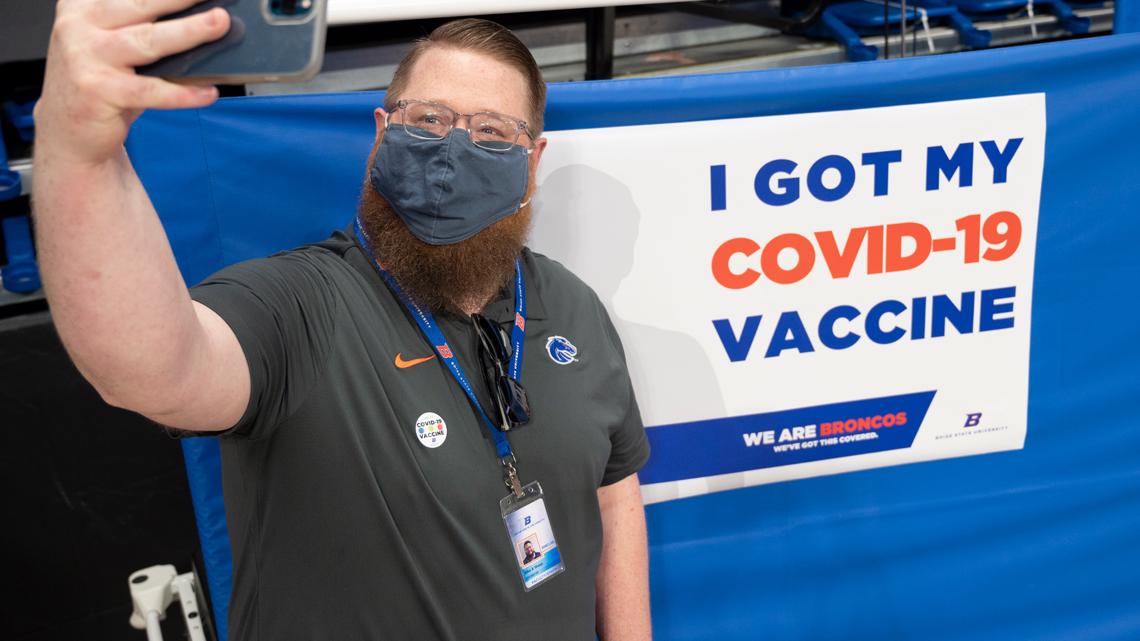 More than 800 Boise State students receive COVID19 vaccine during