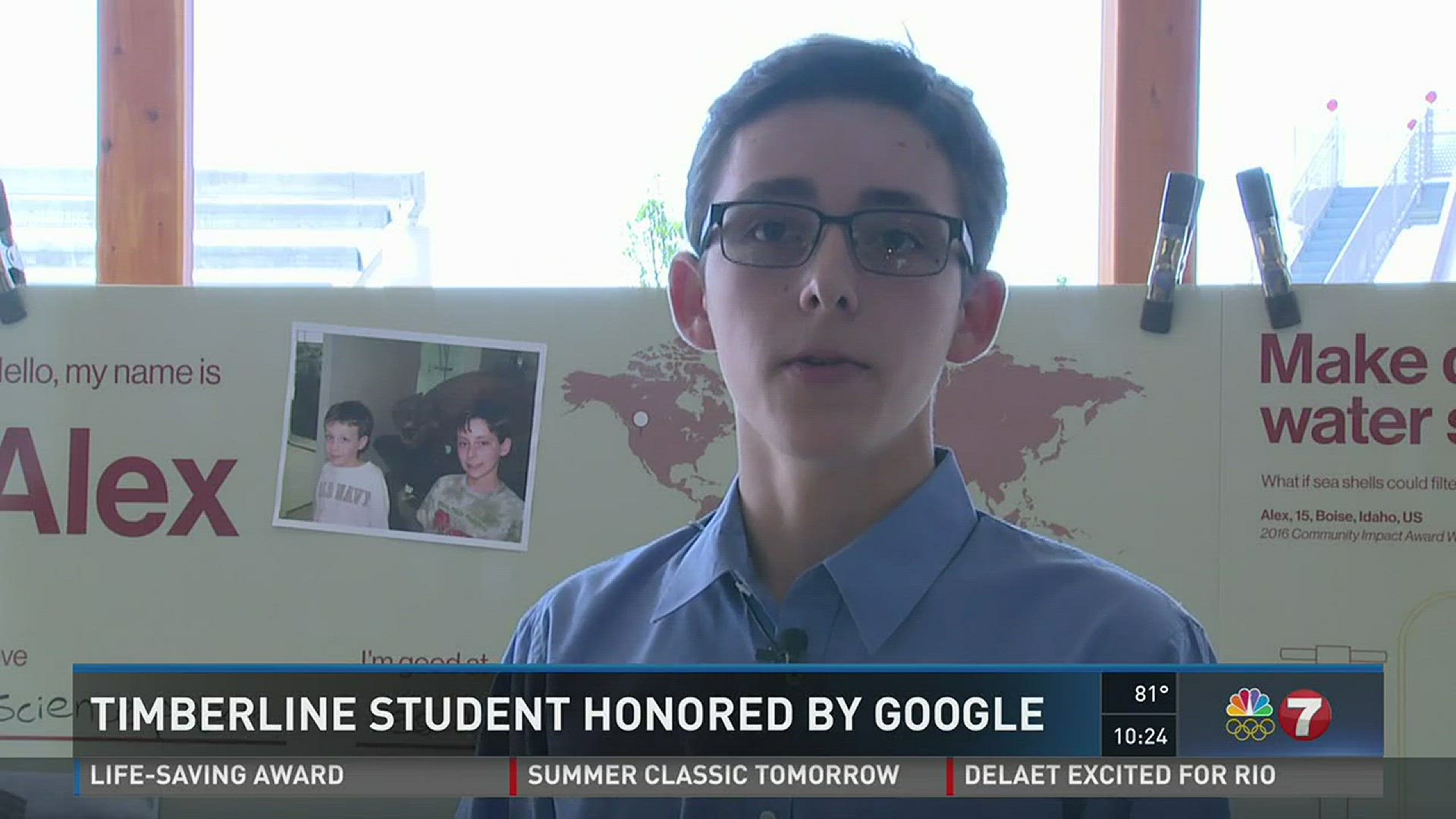 Timberline student honored by Google