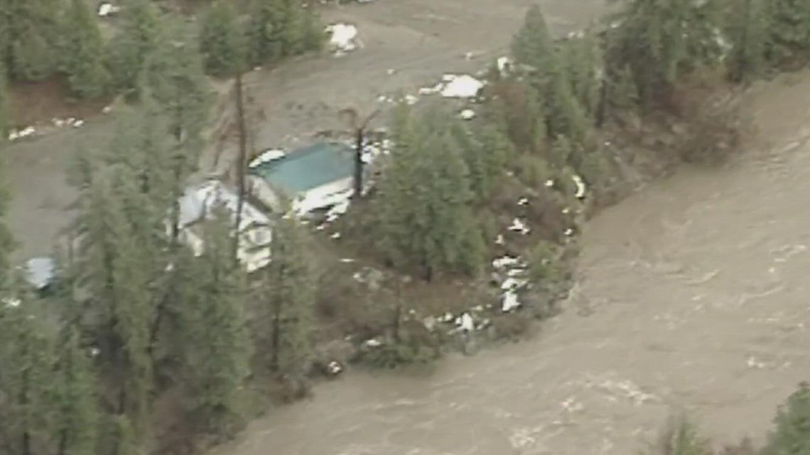 1997 Idaho flooding, landslide that destroyed Lower Banks