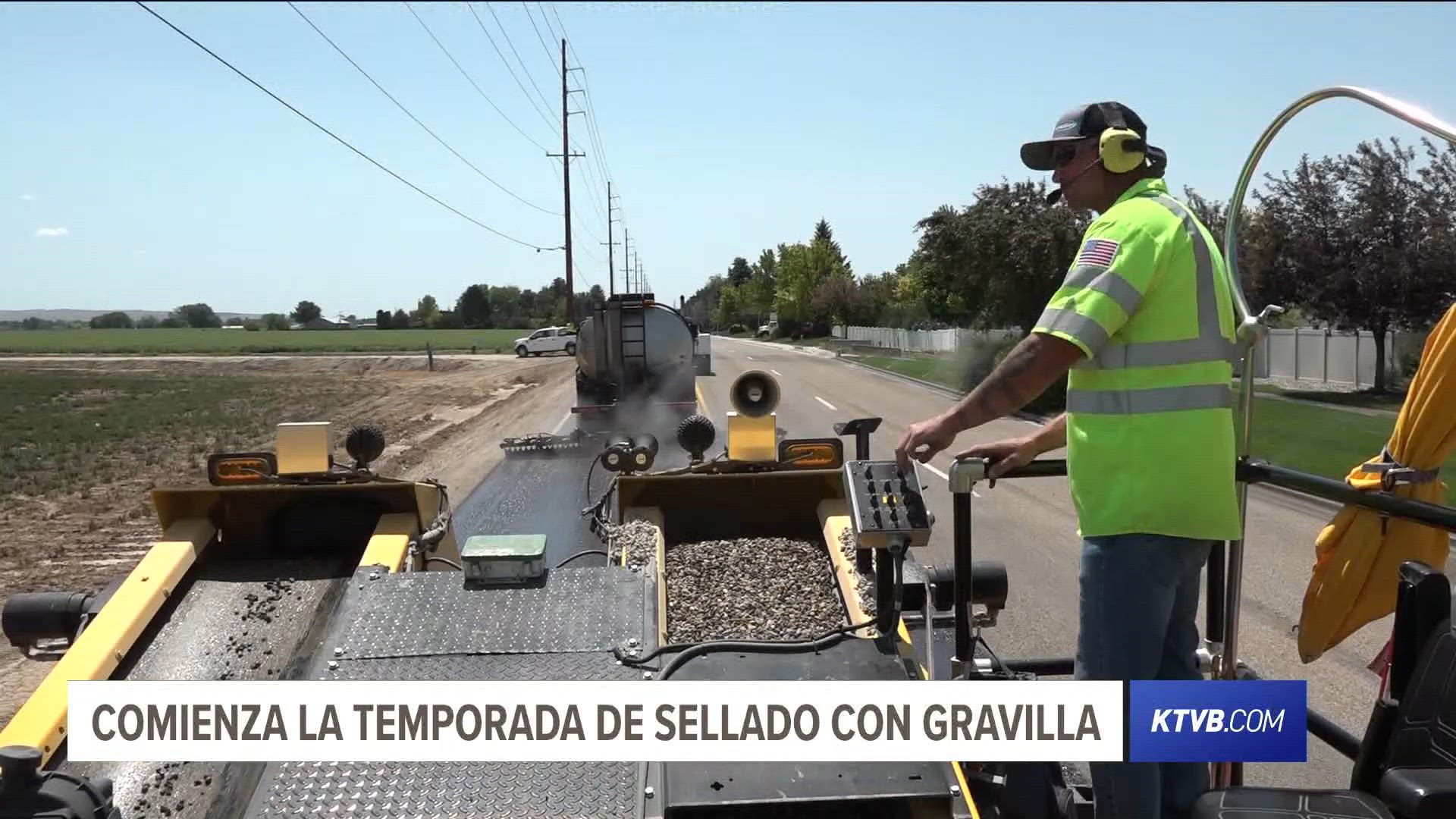El sellado con gravilla extiende entre 7 y 10 años la vida útil de una carretera.