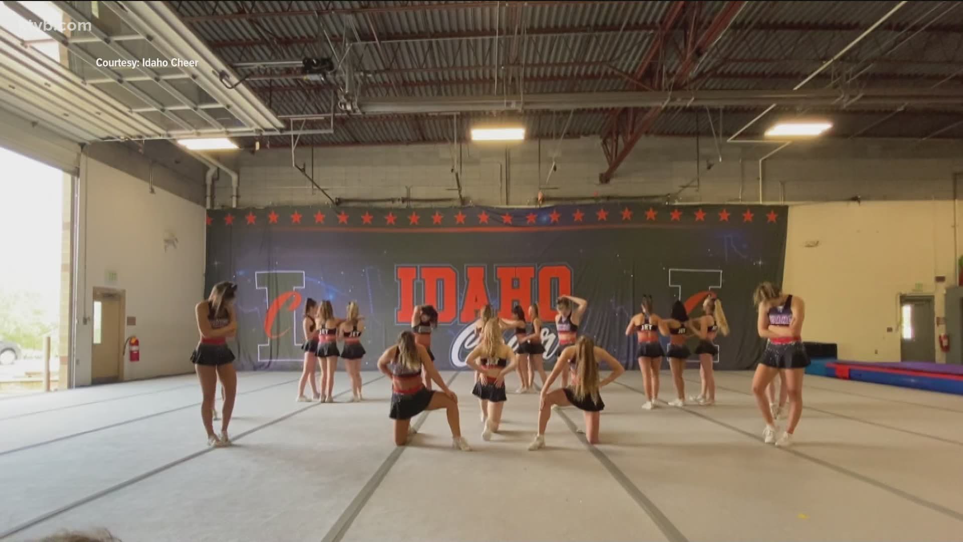 Idaho cheer team competing at world championships