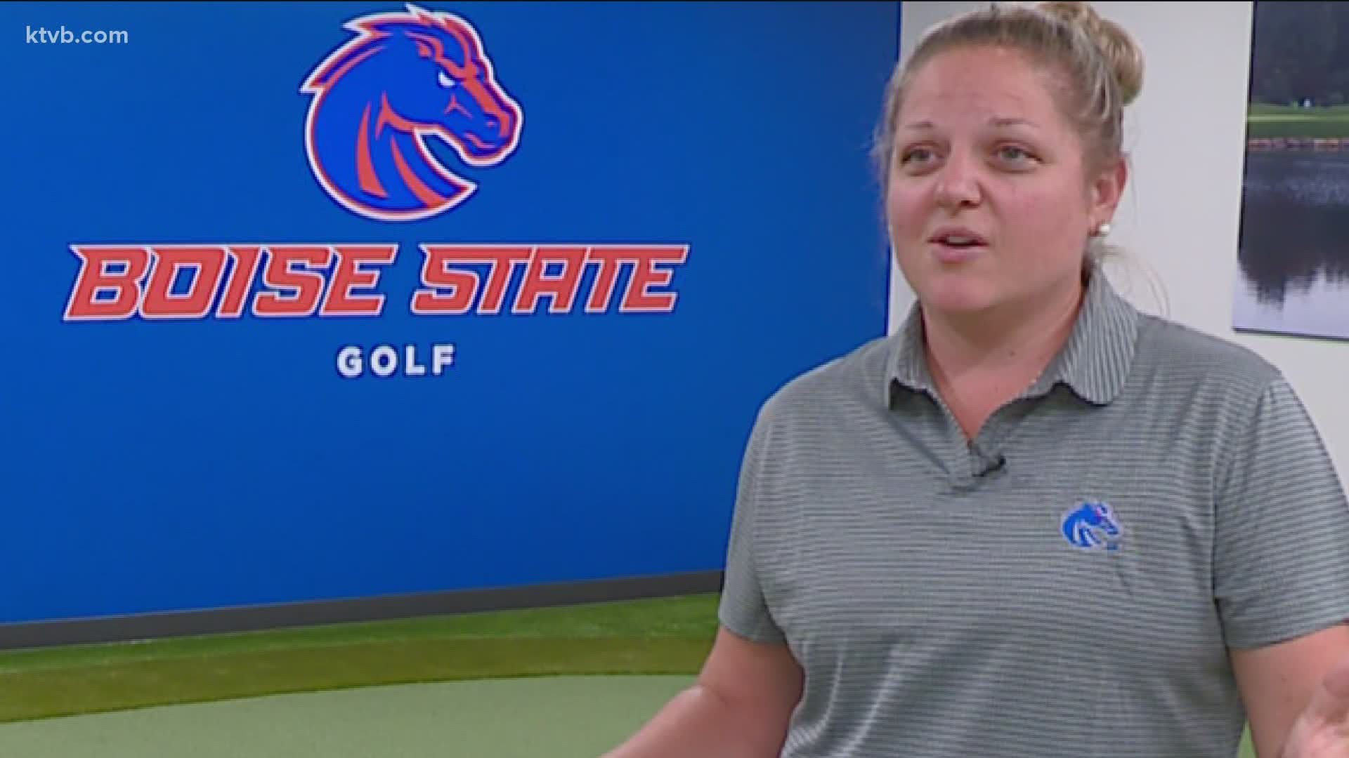 Kailin Downs arrived in Boise after spending the last eight seasons as a head golf coach at Portland State University.