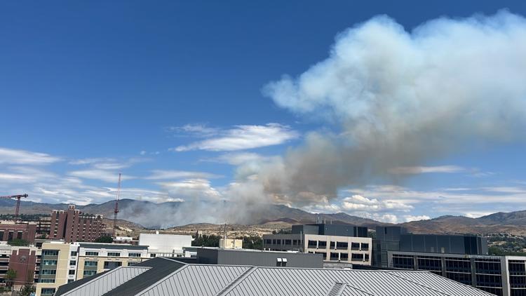 LIVE CAMERA: Crews respond to grass fire in Boise Foothills | ktvb.com