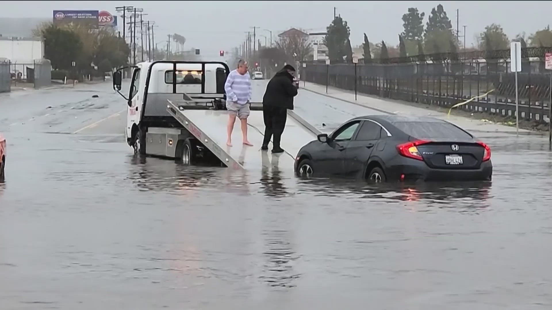 Los Angeles has seen more than double the rain that Seattle has seen so far this year.