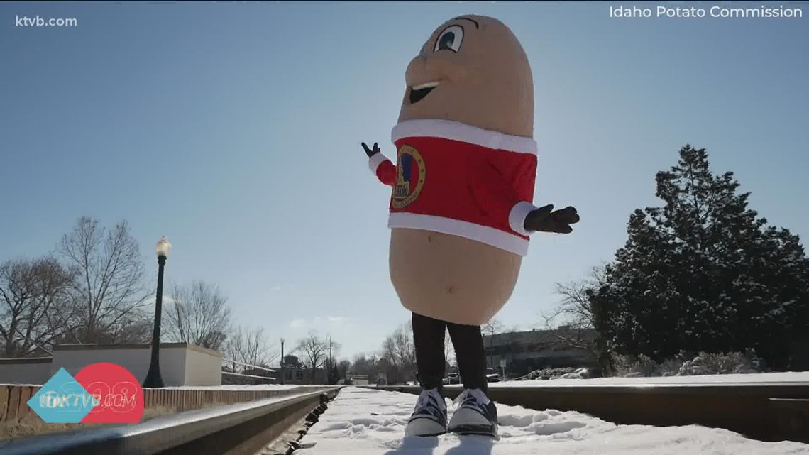 Everything you need to know about the Famous Idaho Potato Bowl's powerful,  dancing potato man mascot 