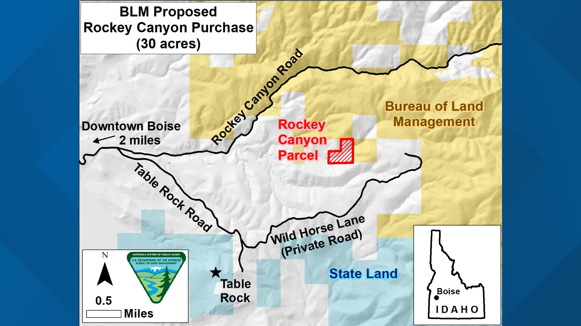 BLM seeks input on purchase of 350 acres in Boise Foothills