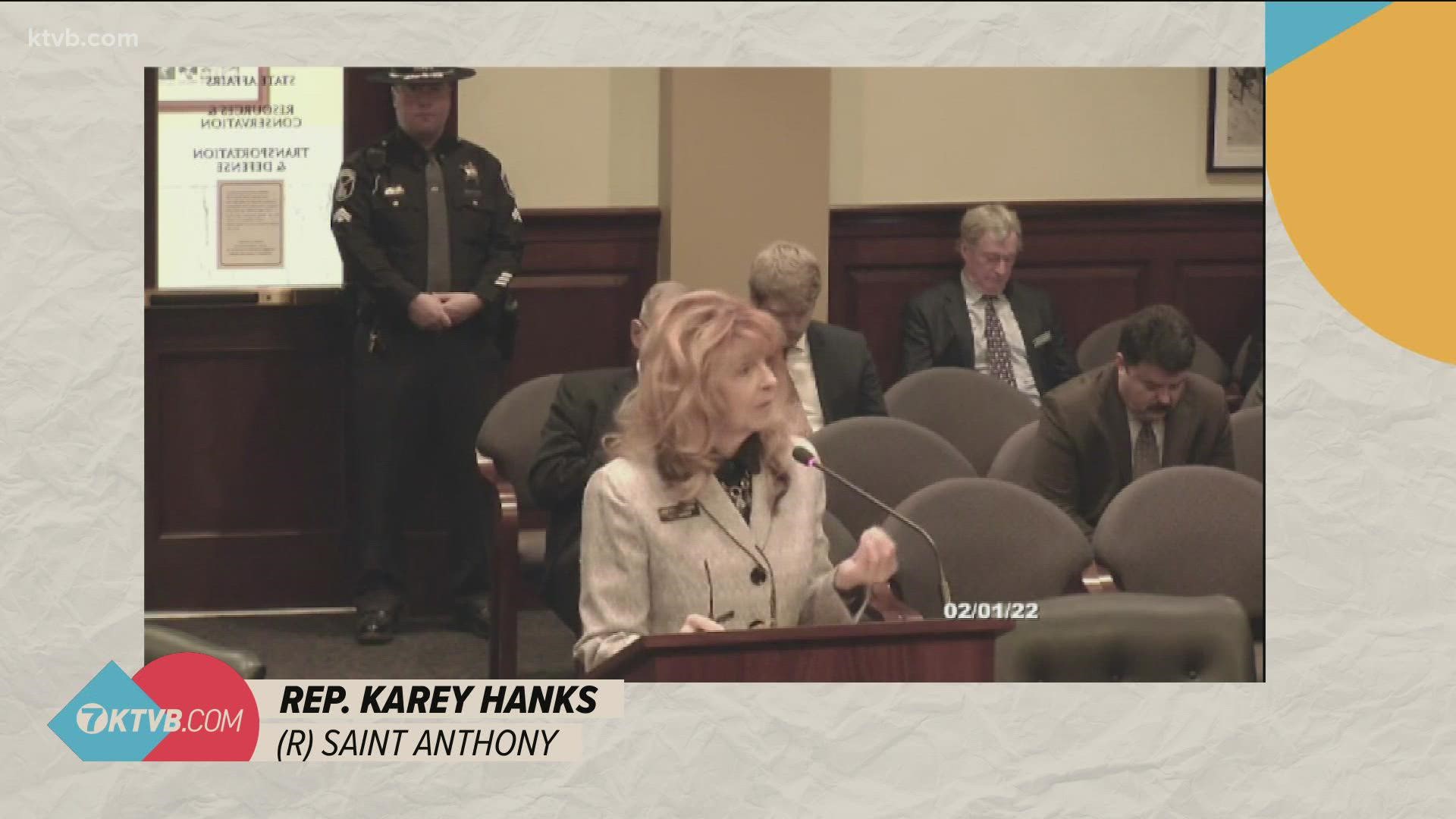 Rep. Karey Hanks attempts to pass bill to outlaw mask mandates.