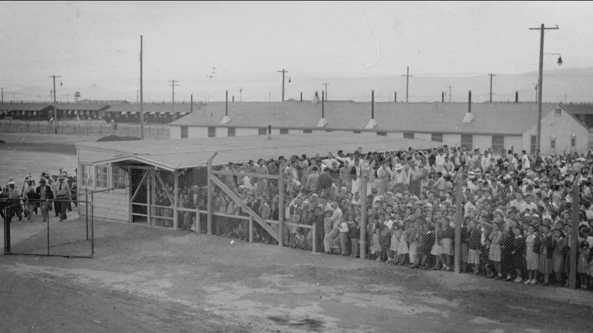 The order imprisoned Japanese Americans in interment camps. More than 13,000 were in a camp in Idaho. This Sunday there's a Day of Remembrance.