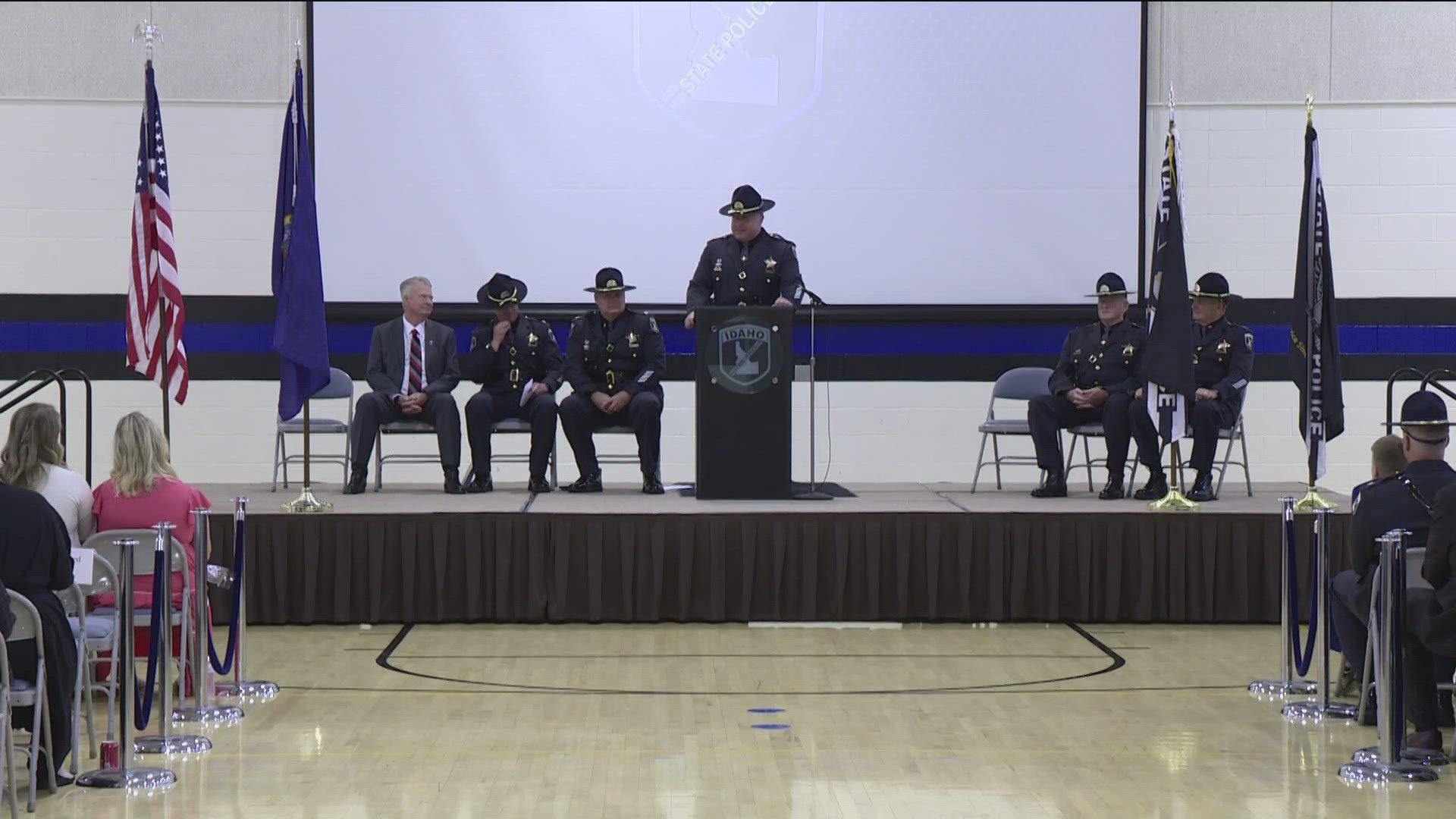 On Wednesday at ISP headquarters, officials hosted the ceremony.