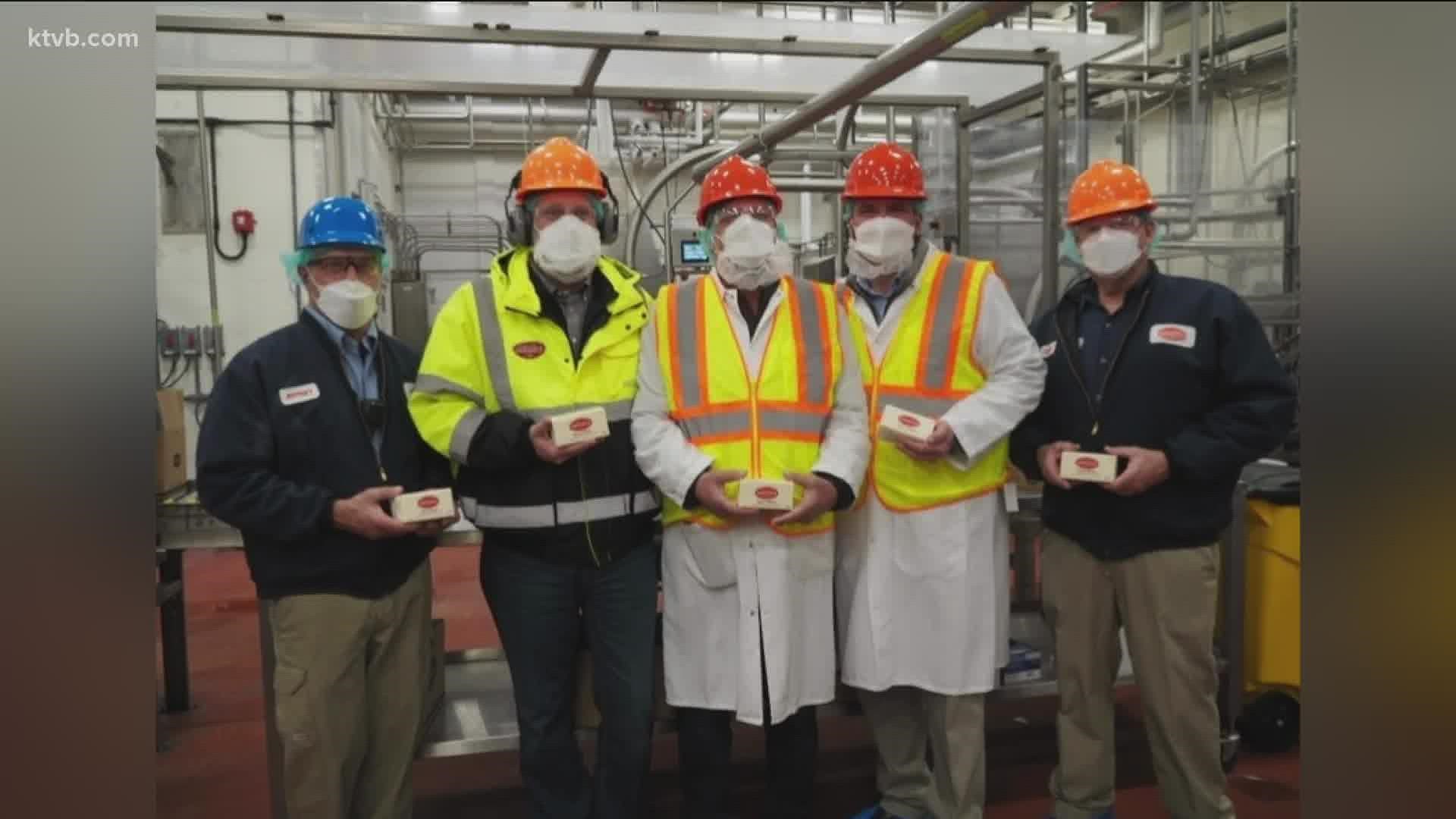 The company announced the resumption of partial butter production operations Feb. 2, four months after a devastating fire tore through the 91-year-old facility.