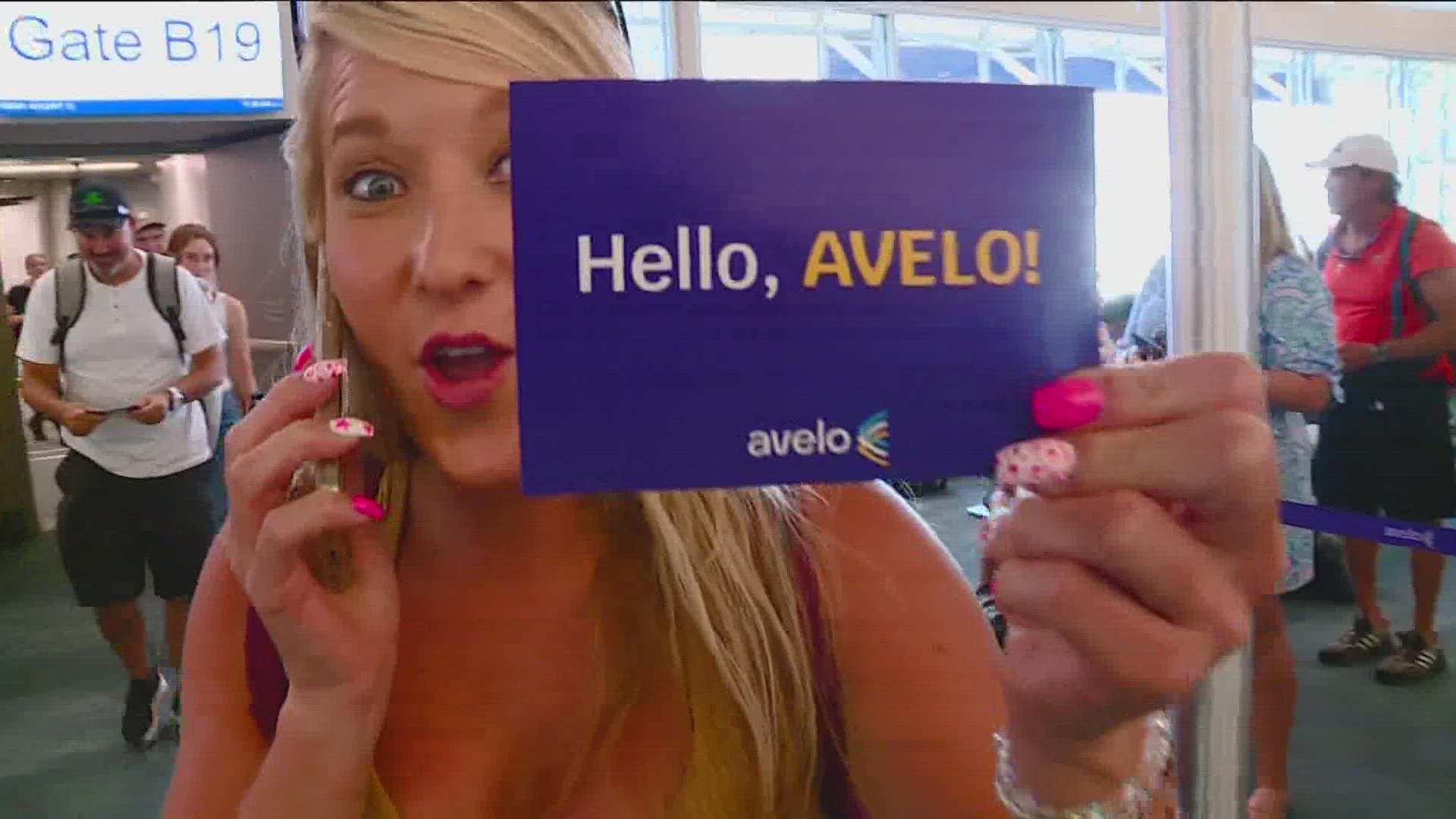 Every passenger on Friday's flight from the Hollywood Burbank Airport to the Boise Airport was given a free roundtrip ticket to anywhere Avelo Airlines flies.