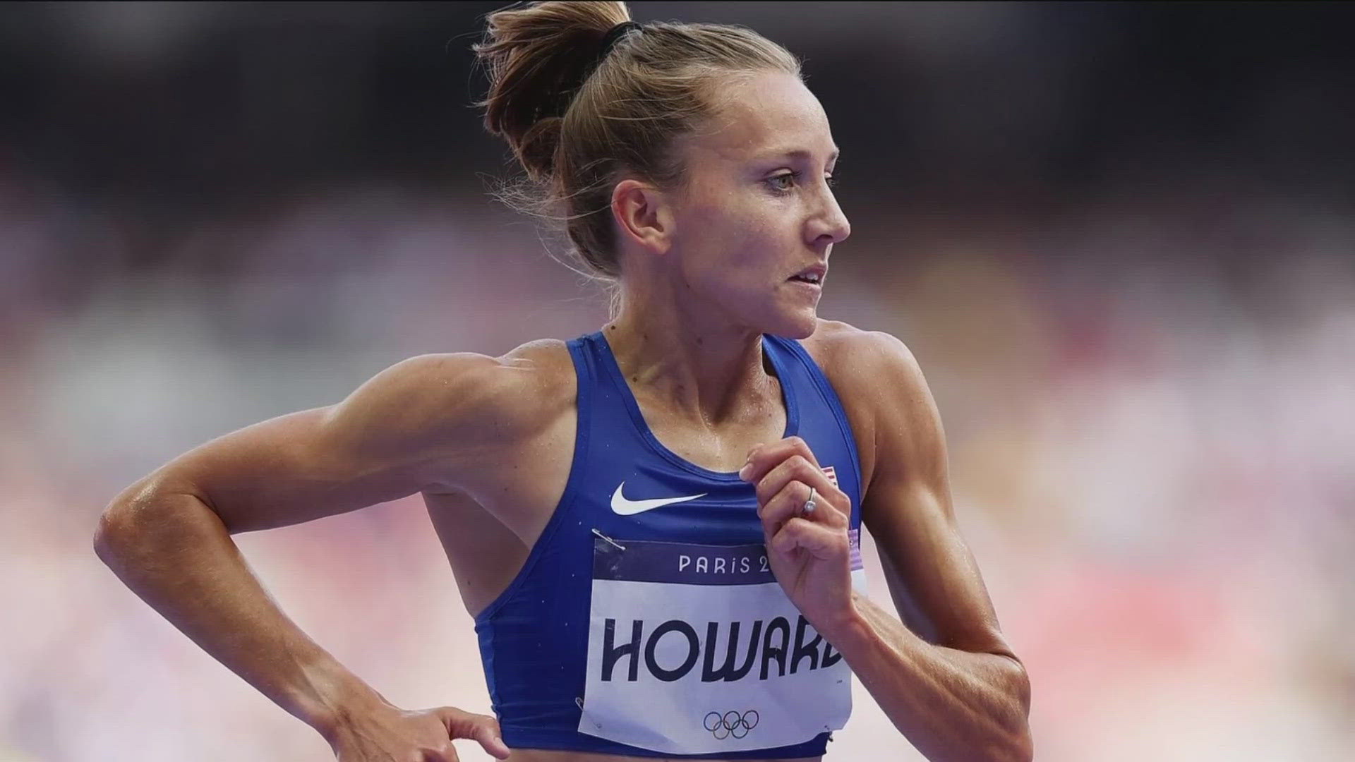 Marisa Howard became the first female Boise State alum to ever compete for the United States Olympic track and field team Sunday morning in Paris.