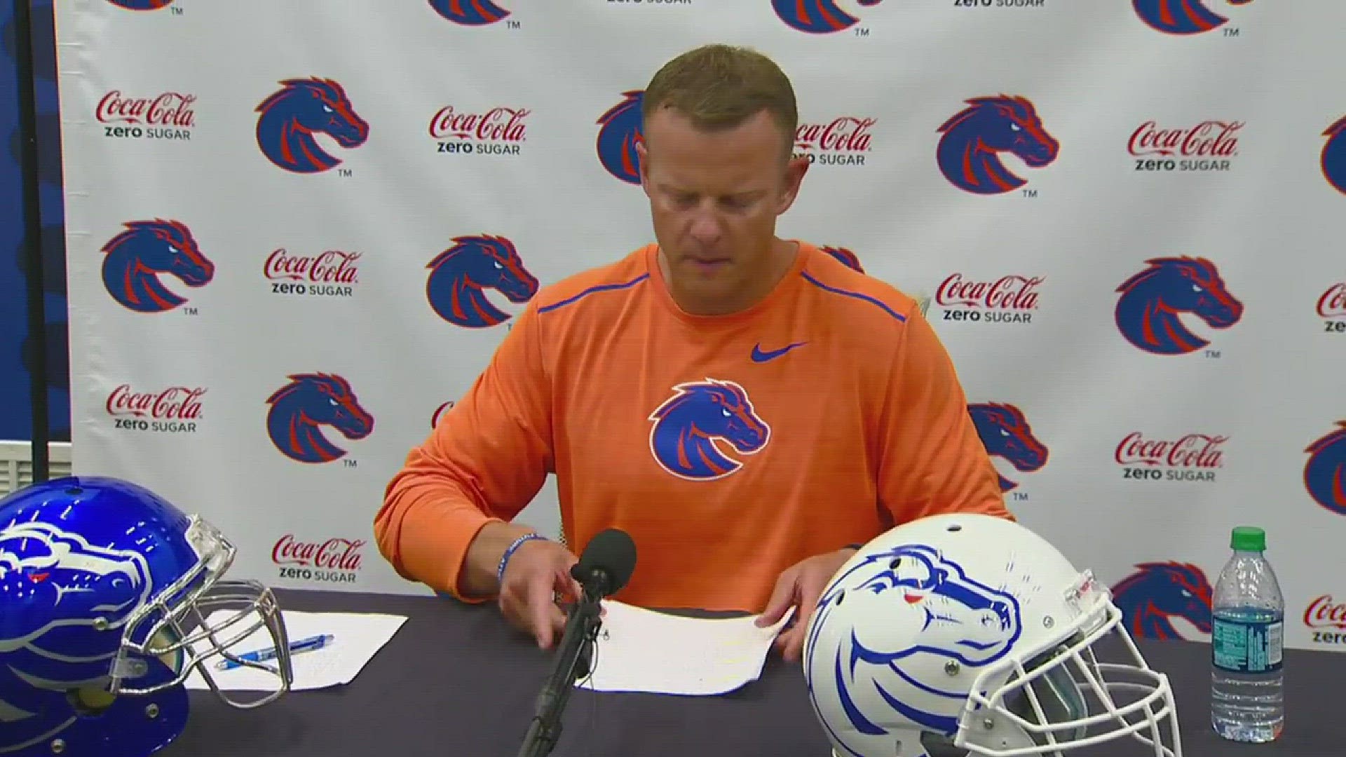 Boise State coach Bryan Harsin talks discusses this week's trip to Pullman to face the Washington State Cougars.