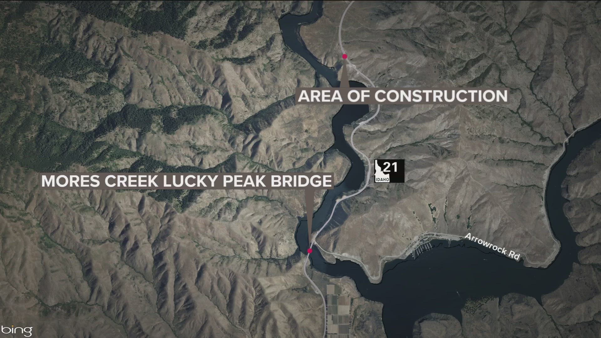 Construction is set to begin on a Highway 21 wildlife overpass between Lucky Peak and Idaho City.