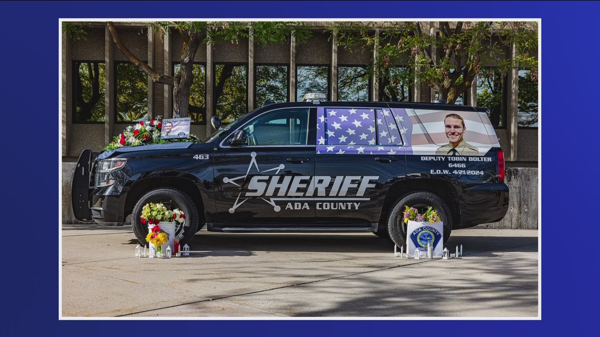 Law enforcement offices in several areas have set up memorials for the deputy where people can pay their respects.
