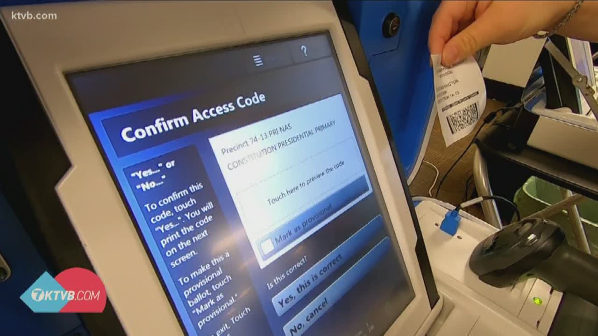 A new high-tech voting system is being used in Canyon County. It is the only county in Idaho using this technology.