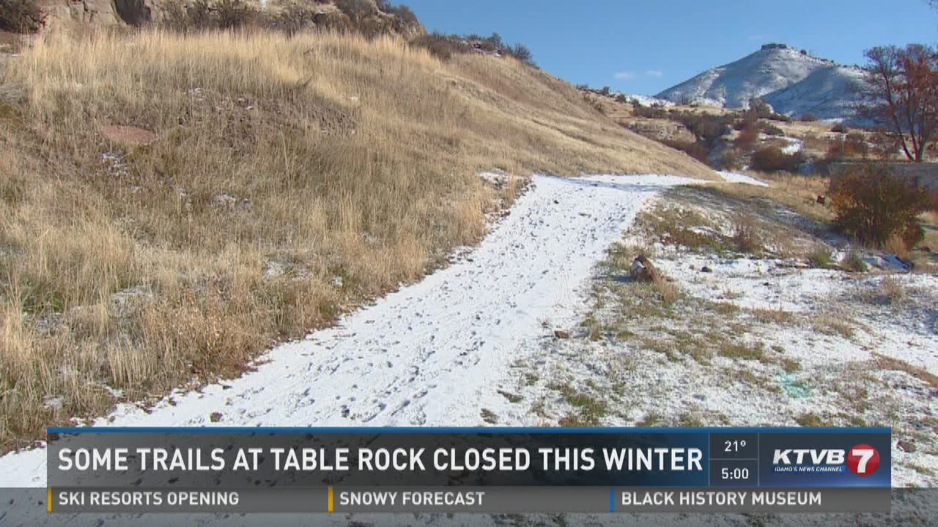 Winter Weather Leads To Table Rock Trail Closures Ktvbcom