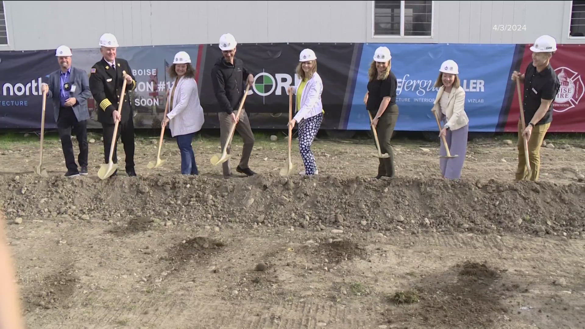 The fire station is located off of State and Bogart. Ground broke in April of 2024. 