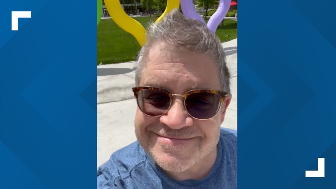 ‘Look, there’s a big inflatable beet’: Patton Oswalt tours downtown Boise