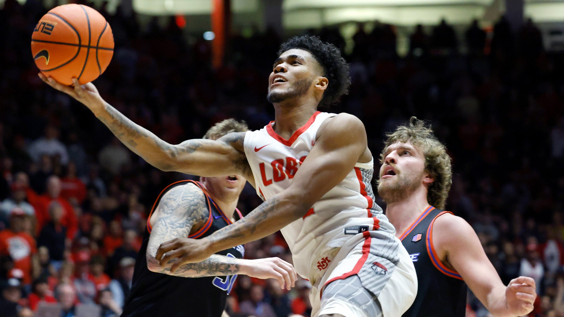 Rice scores 35 in Boise State's 86-78 win at No. 19 New Mexico | ktvb.com