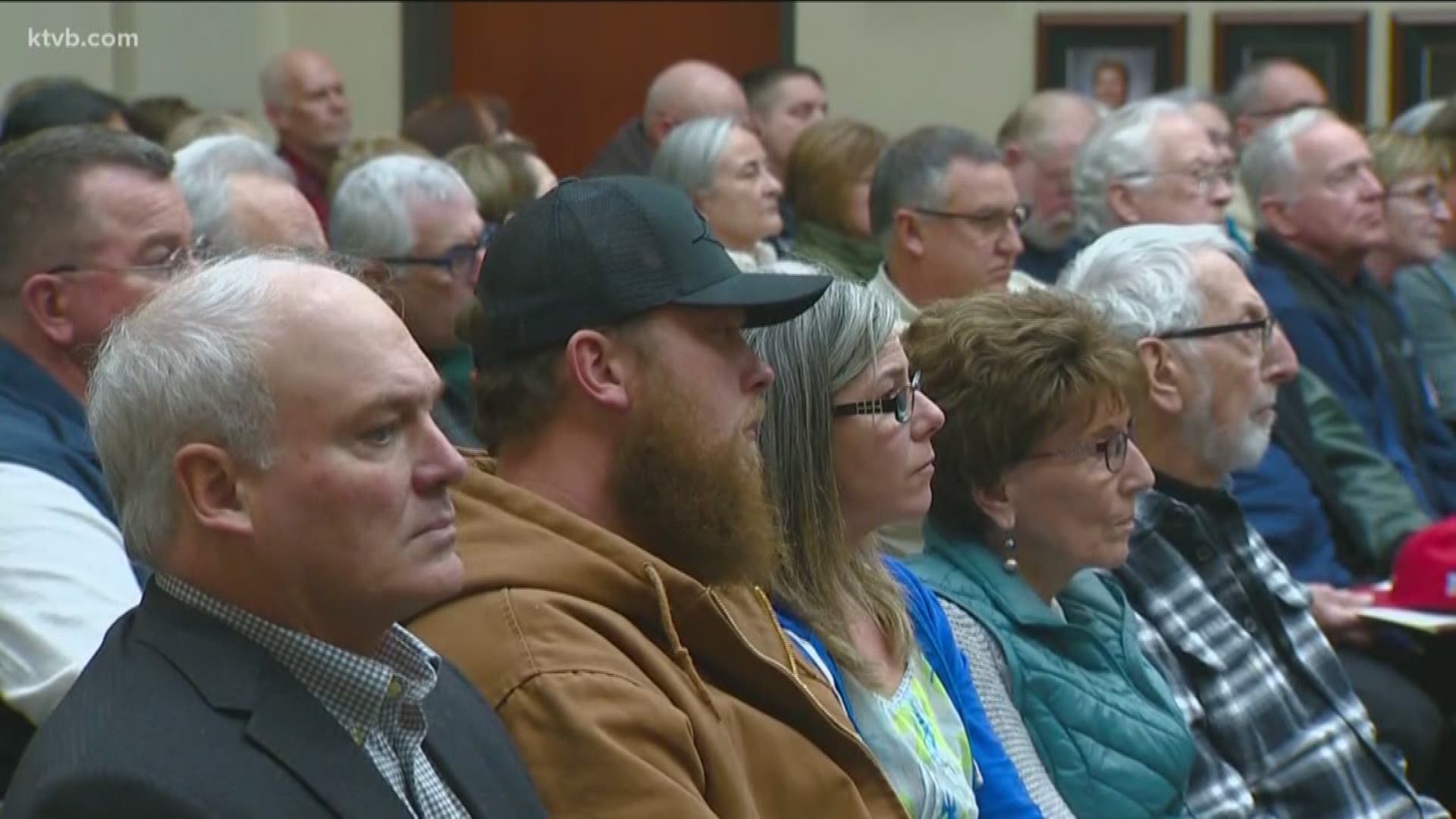 More than a hundred people turned up at Tuesday night's Eagle City Council meeting to weigh in on a plan to sell Eagle Water Company.