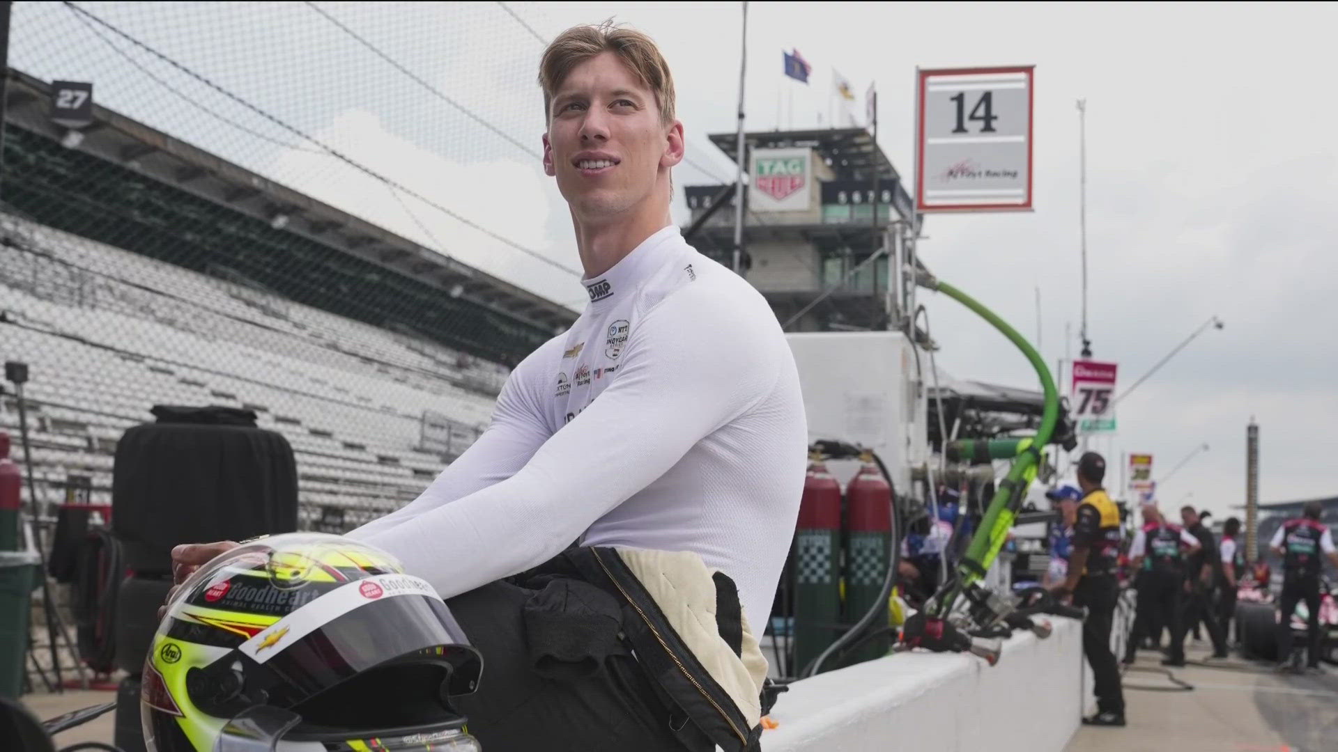 The 22-year-old from Payette led for 23 laps, the third most of any driver, and finished in 16th place in his second appearance in the Indianapolis 500 on Sunday.