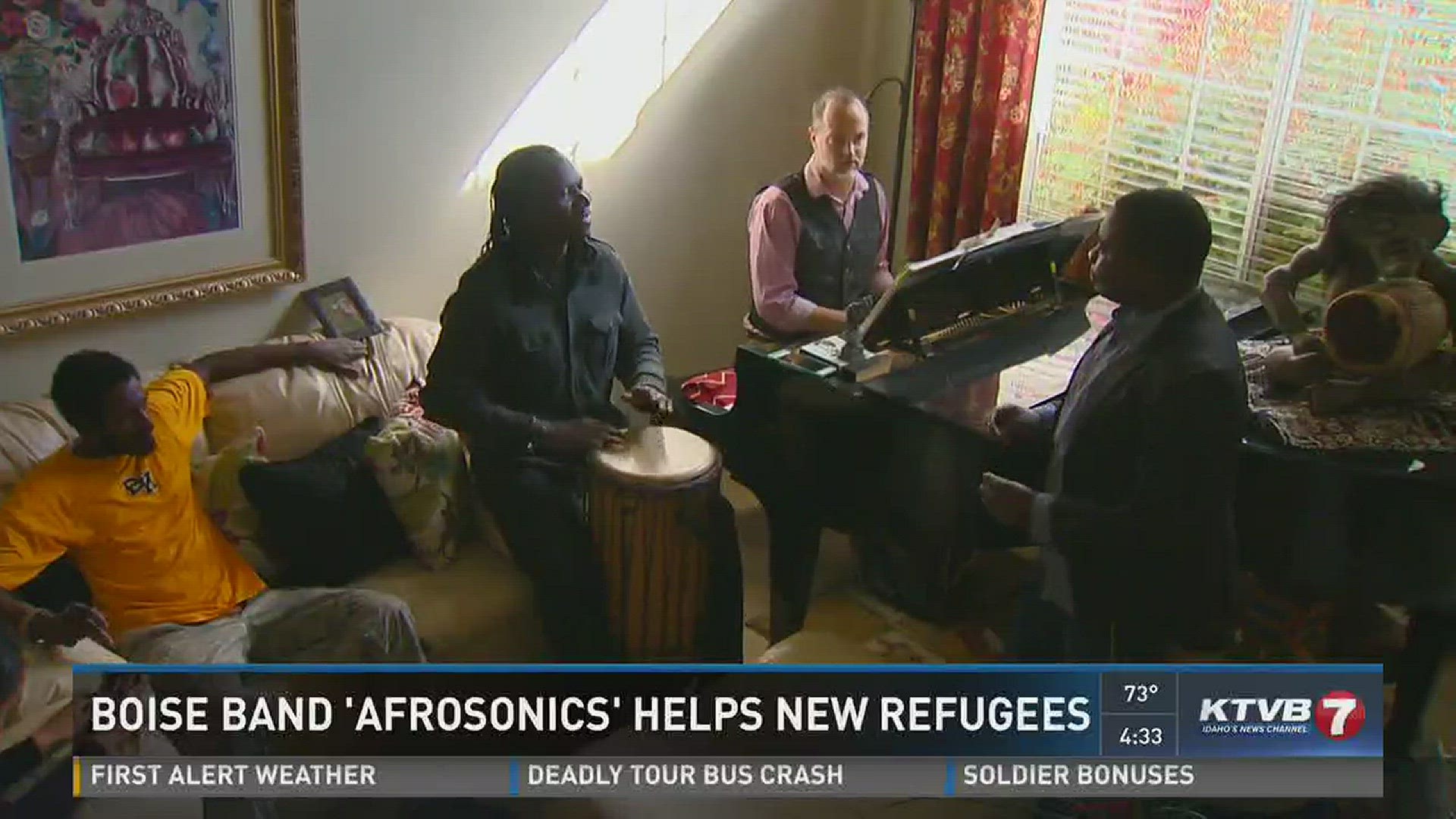 A Boise band is doing their part to help out refugees making new lives for themselves in the Treasure Valley.