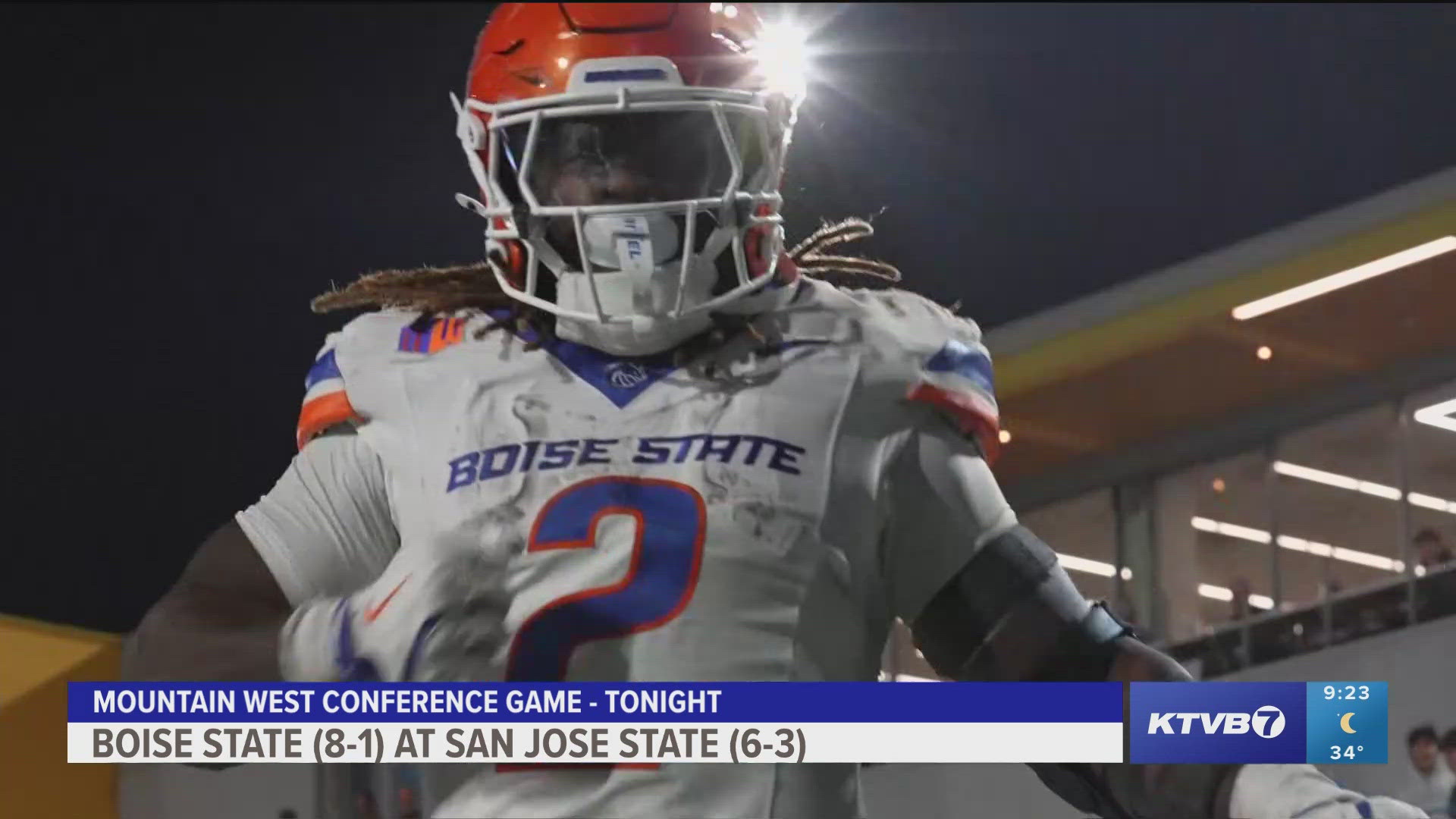 Ashton Jeanty set a program single-season rushing record and the Broncos forced four turnovers as Boise State secured its eighth straight win Saturday night.