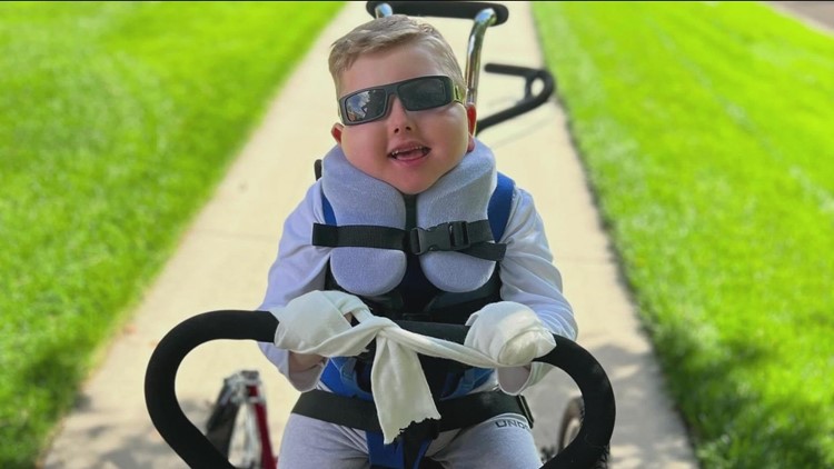 Boise boy with rare form of leukodystrophy gets backyard oasis from Make-A-Wish Idaho