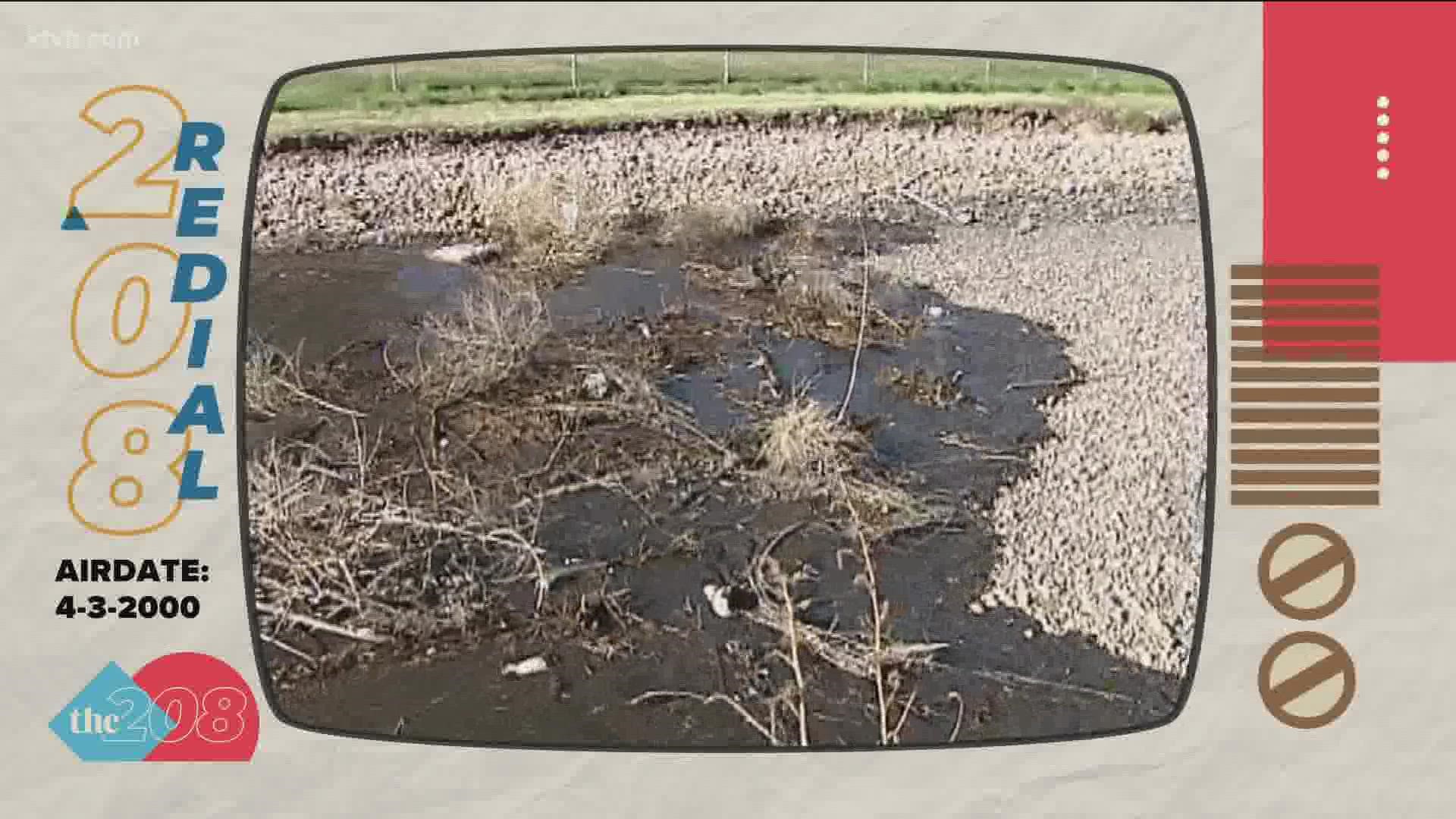 John Miller followed along with an irrigation crew to see what collects in empty canals and how crews clean up the mess.