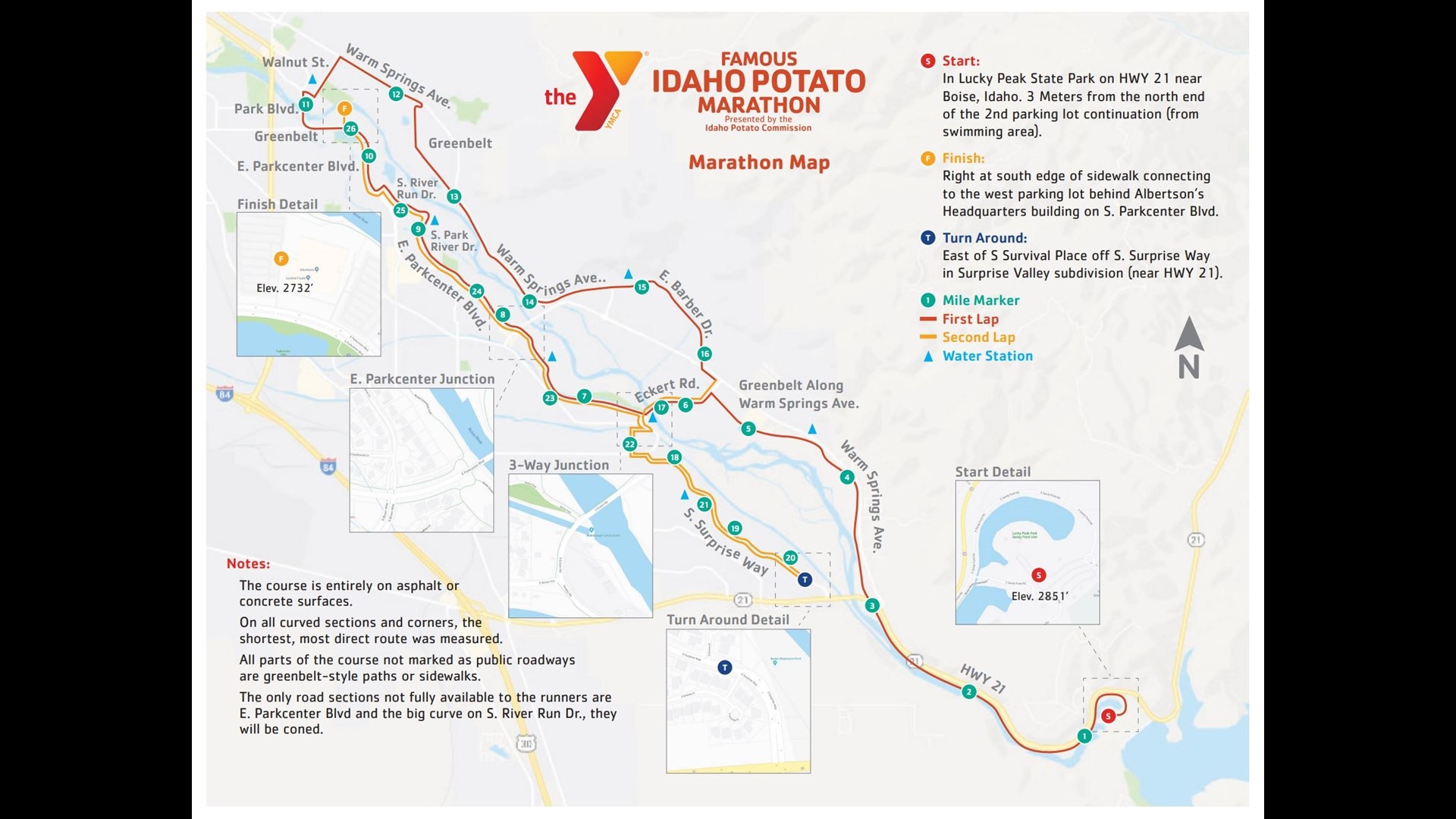 YMCA Famous Idaho Potato Marathon May 14, 2022