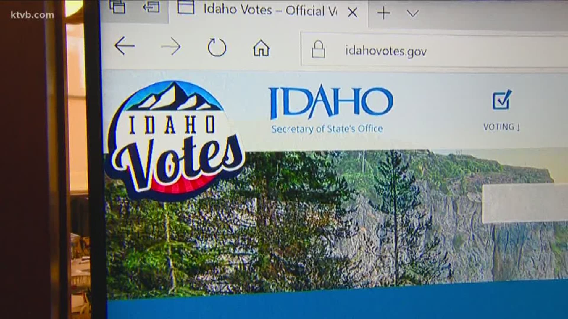 Idaho Secretary of State Lawerence Denney unveiled the new website.