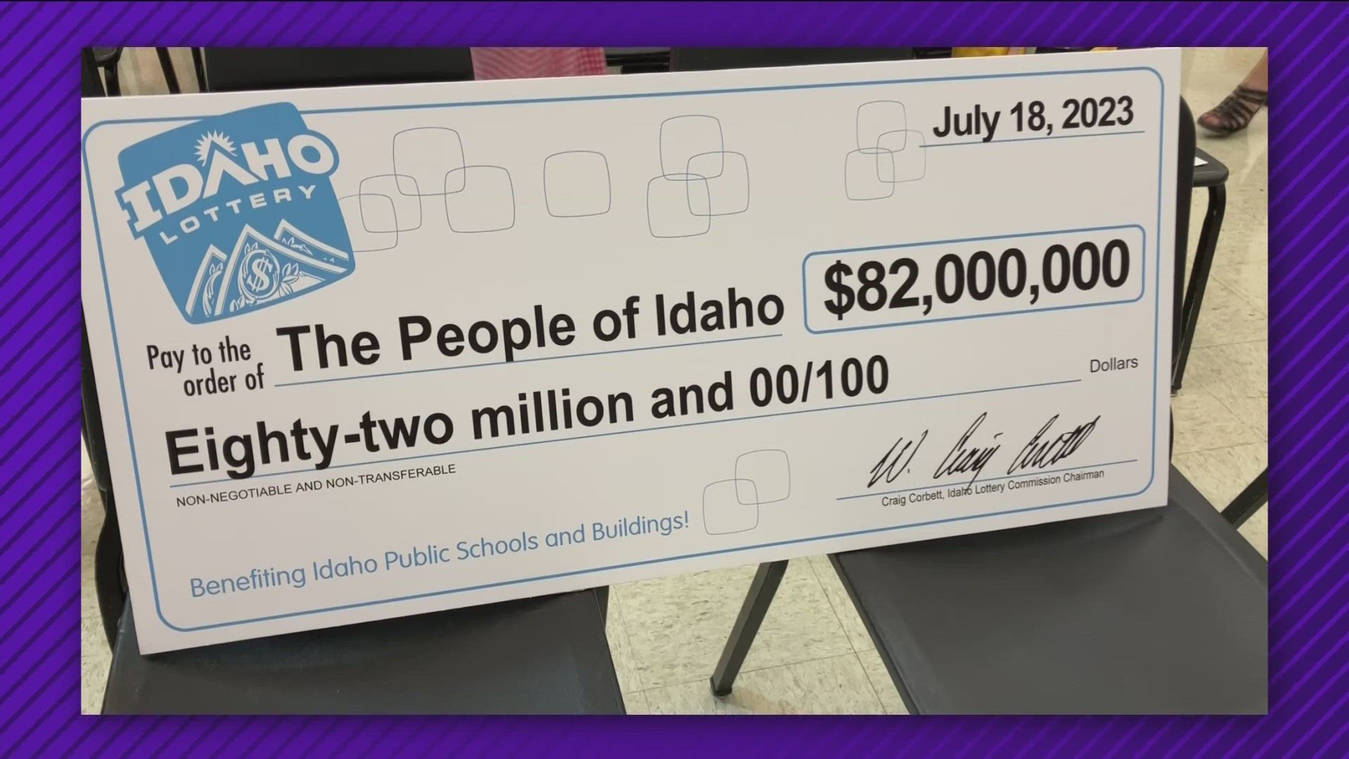 The lottery reported more than $422 million in sales, topping $300 million for the third time ever. As a result, it also turned over a record dividend to the state.