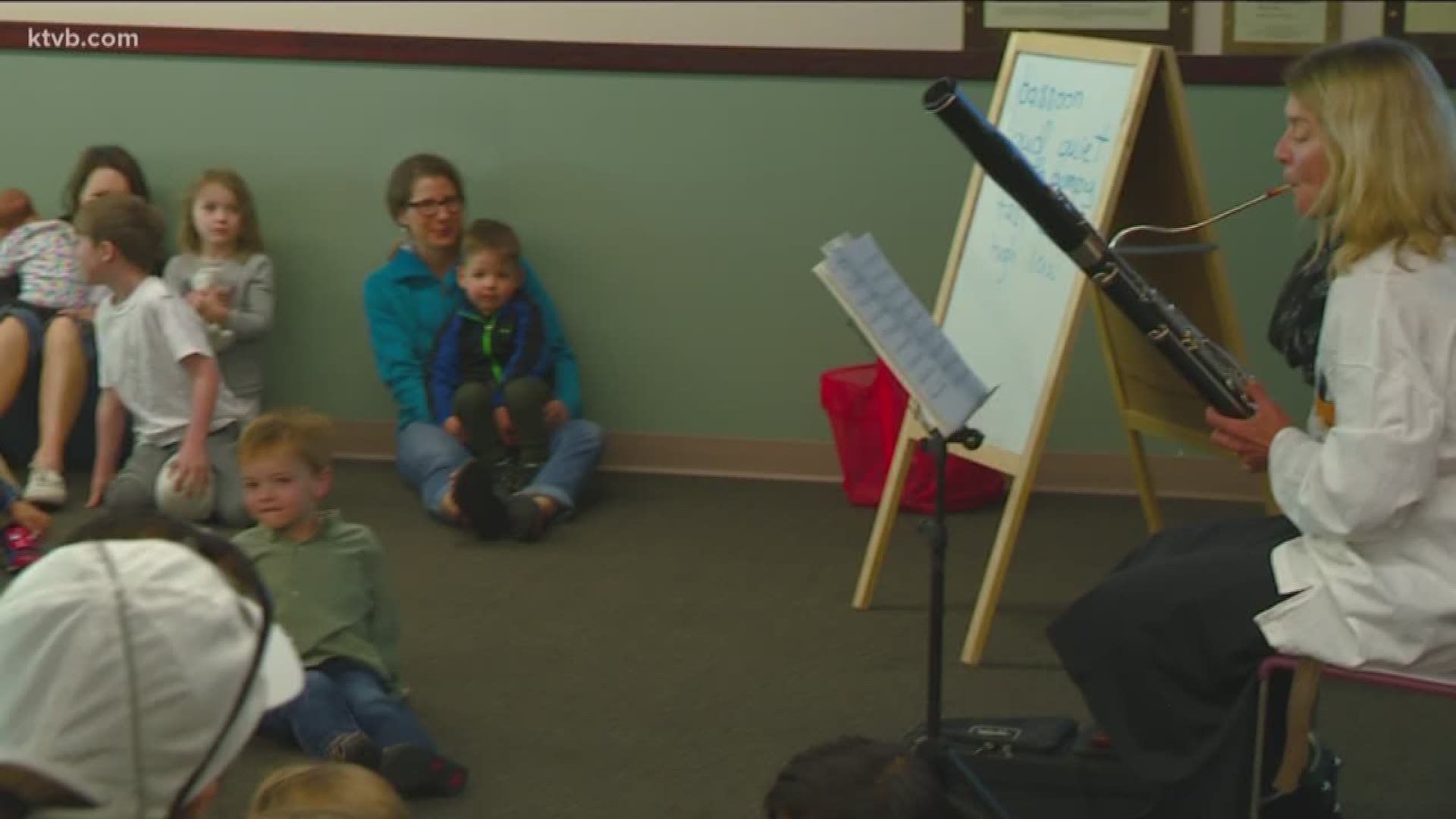Boise Philharmonic bringing music to kids.