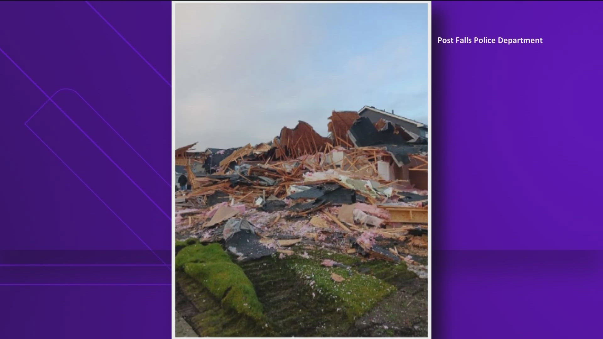A man was arrested for allegedly destroying a newly constructed Post Falls home with an excavator. Police say the home was recently sold, but not yet occupied. 