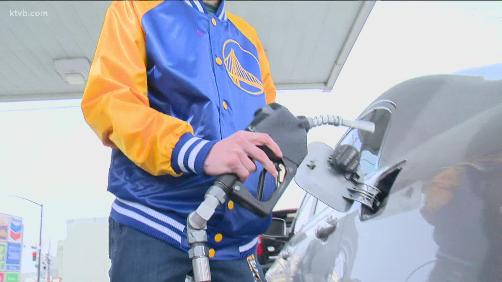 Idaho's average price for a gallon of regular gas is at $3.52, while the national average has spiked to $3.53 per gallon.