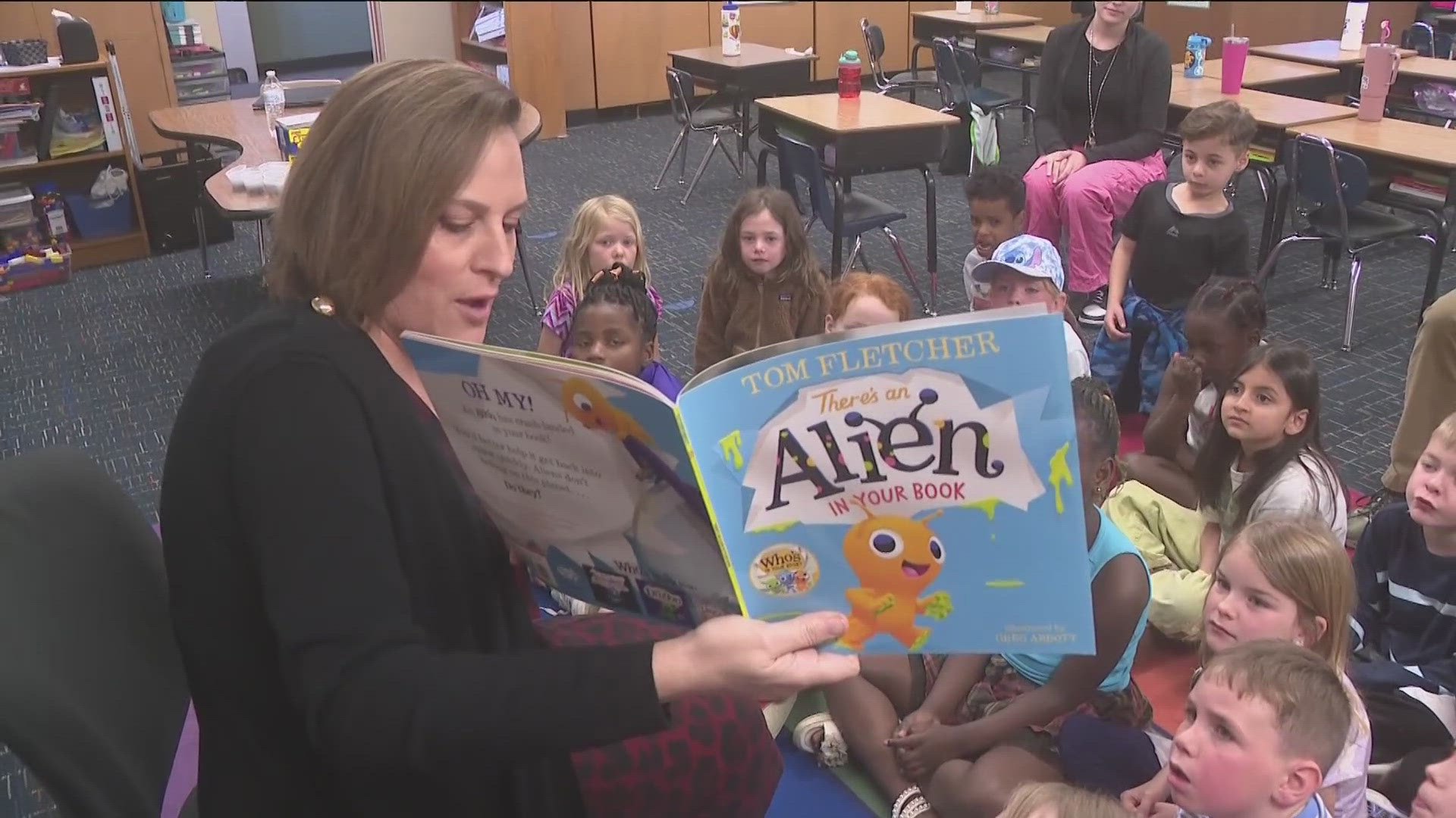 The teachers at Taft Elementary read stories to students on YouTube to help them develop healthier bedtime and sleep routines.