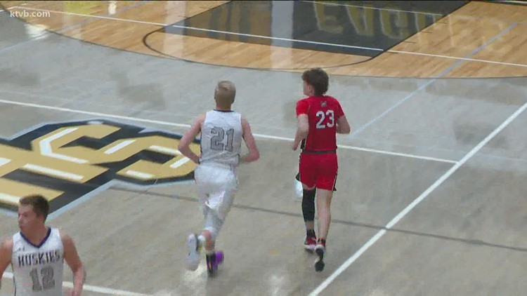 Highlights: Melba vs. North Fremont in 2A boys state basketball semifinal