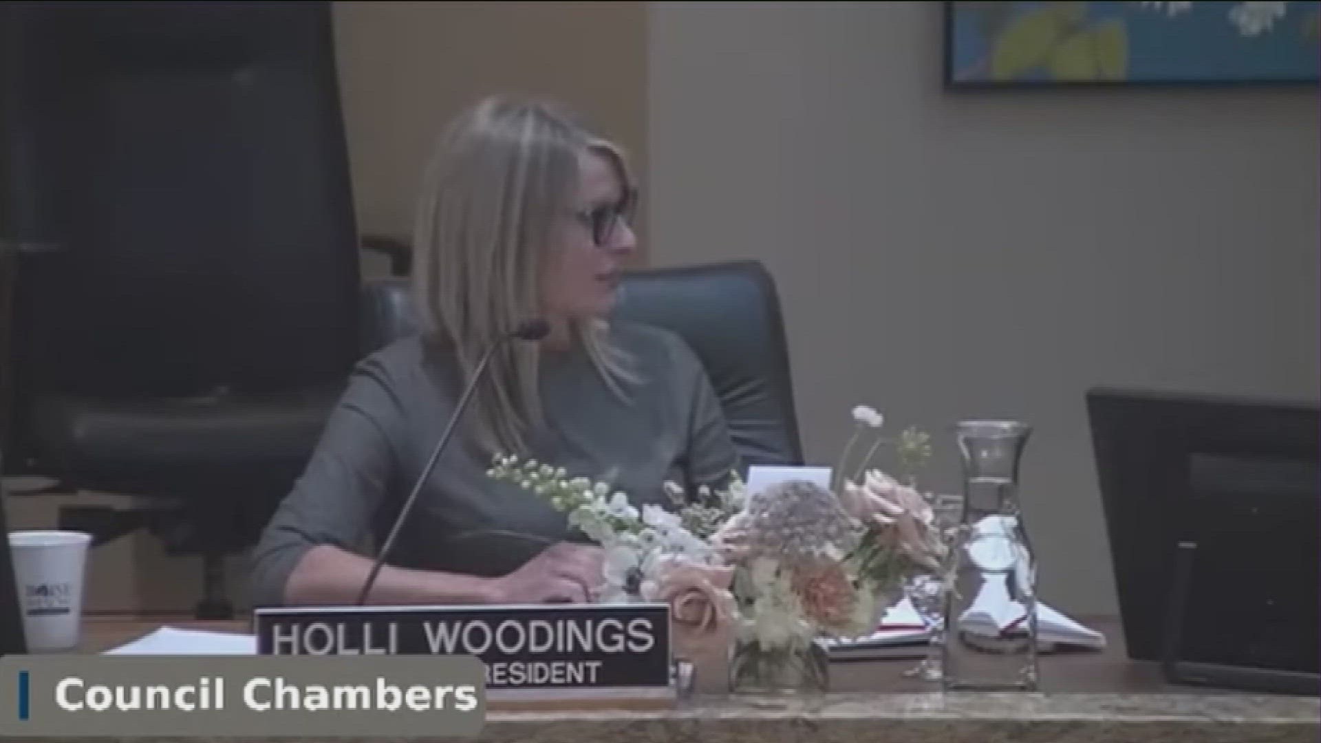 Boise Mayor Lauren McLean declared July 18, 2023 as Holli Woodings Day during Tuesday's city council meeting to commemorate Woodings' last meeting.