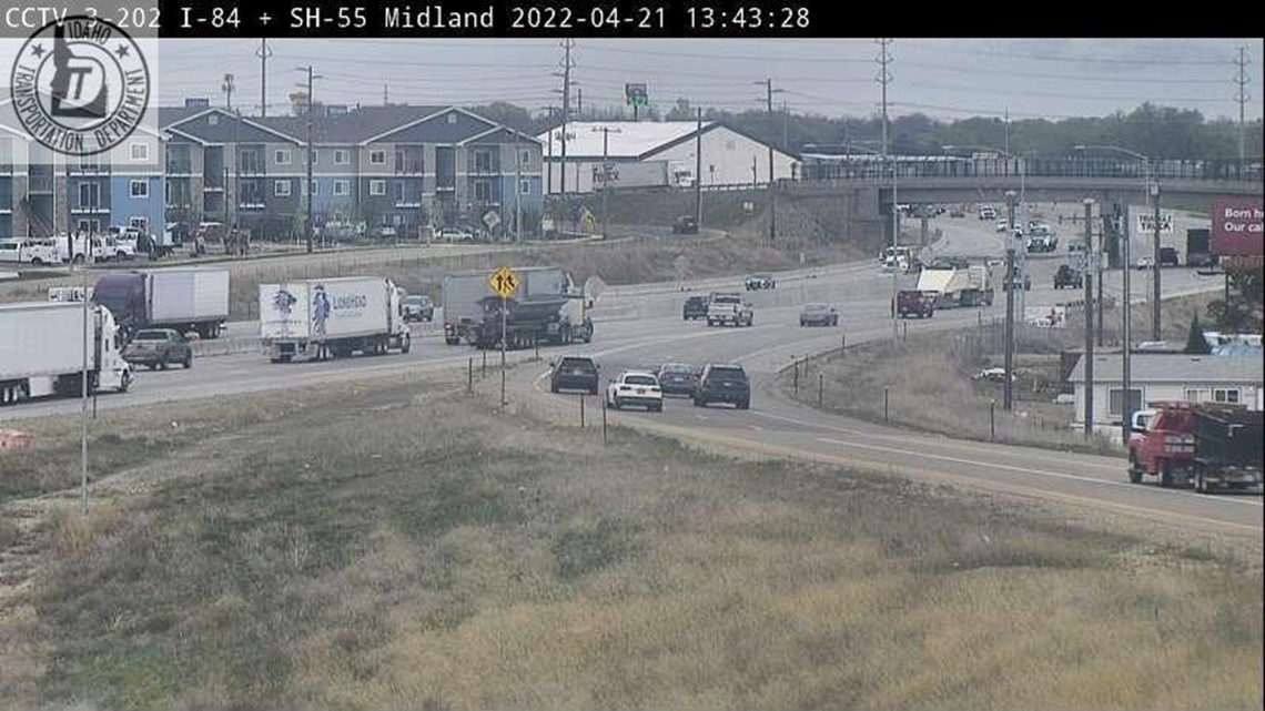 I84 traffic shifts, ramp closures April 2224 in Canyon County