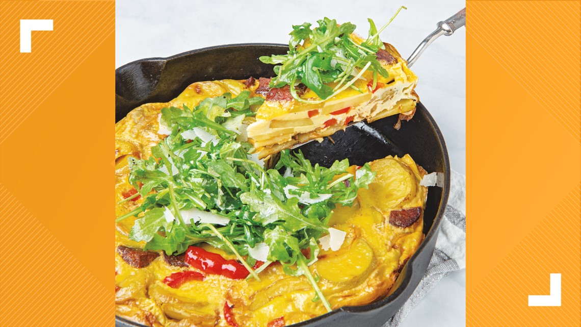 Recipe for Basque Chorizo and Potato Frittata from Grill Dads