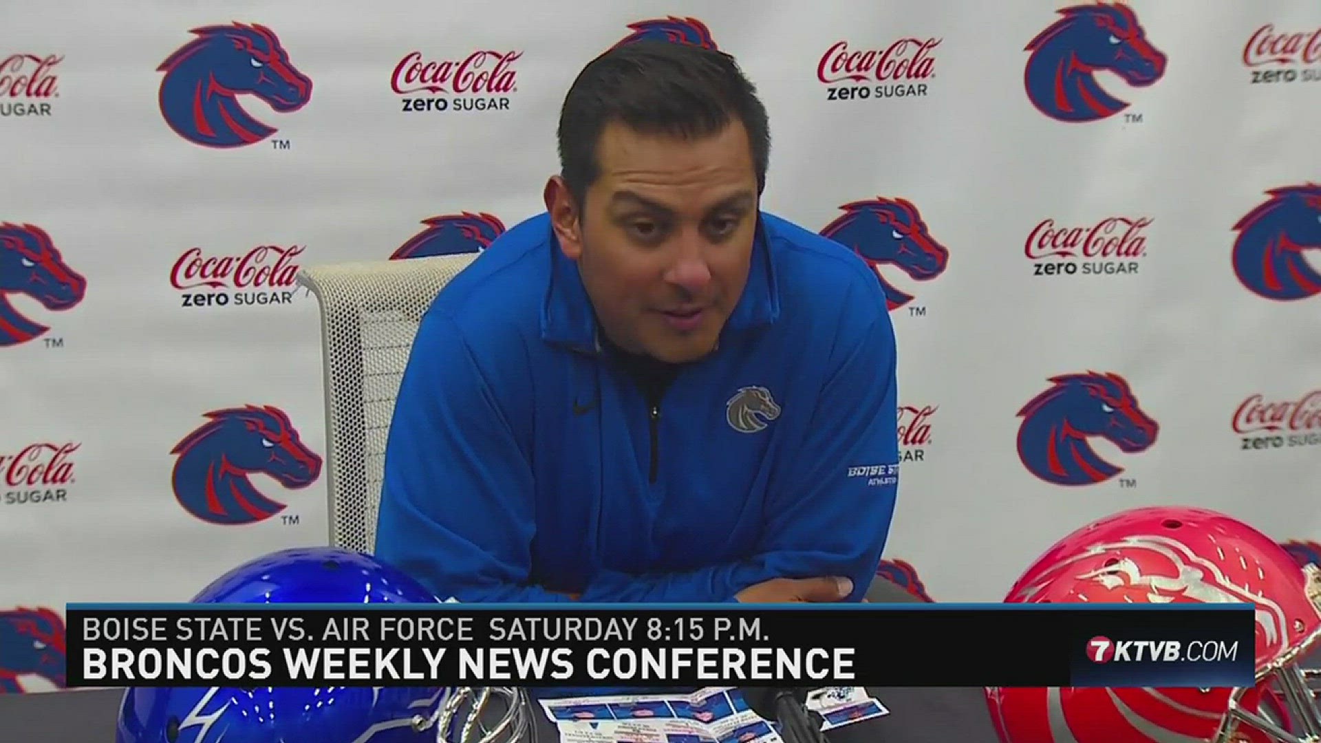 Boise State defensive coordinator Andy Avalos talks about the challenges facing his team as they prepare for Saturday's game against Air Force.