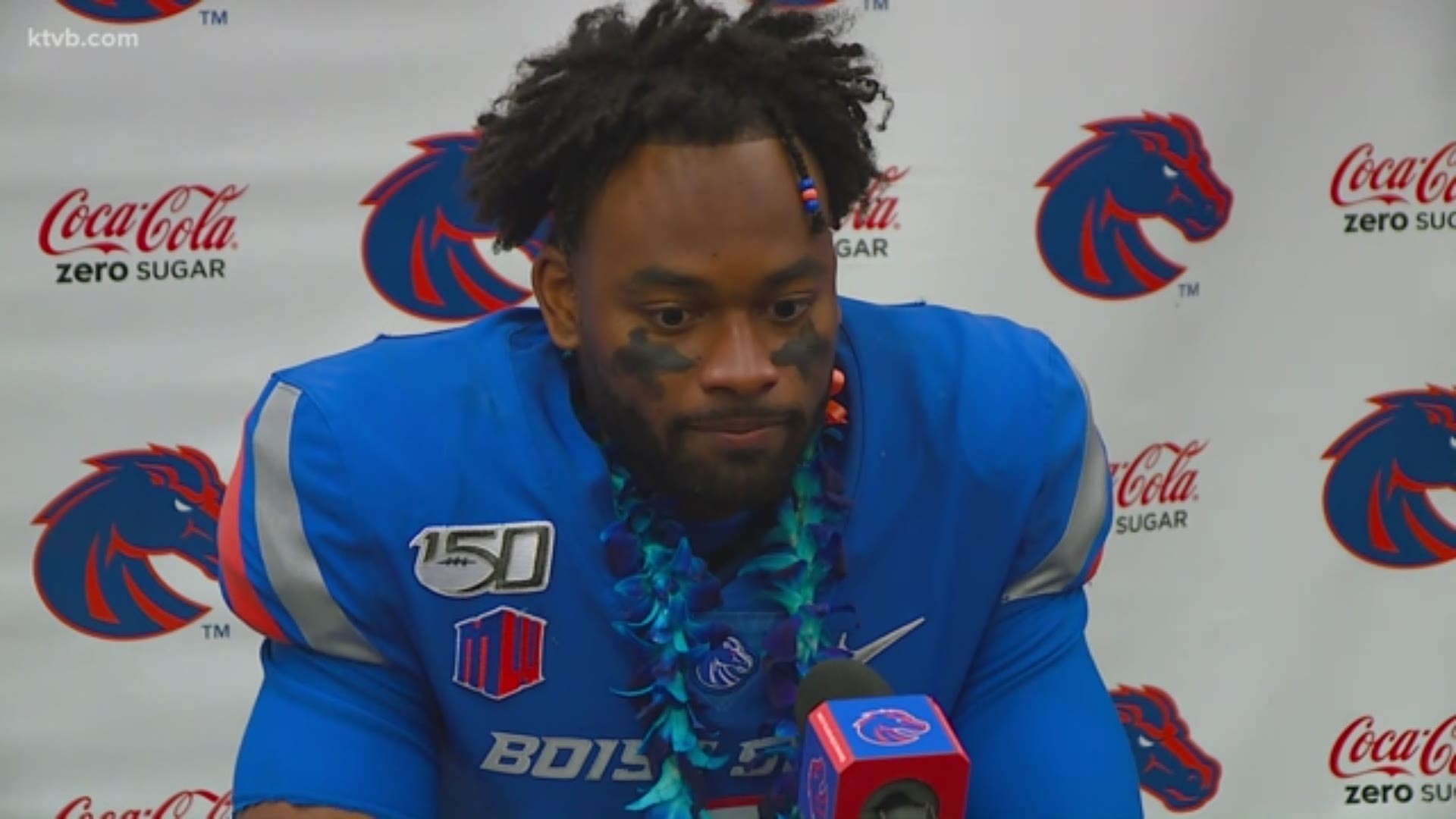 Senior Jaylon Henderson started as quarterback for the game for his first time, which was also on Boise State's senior night.