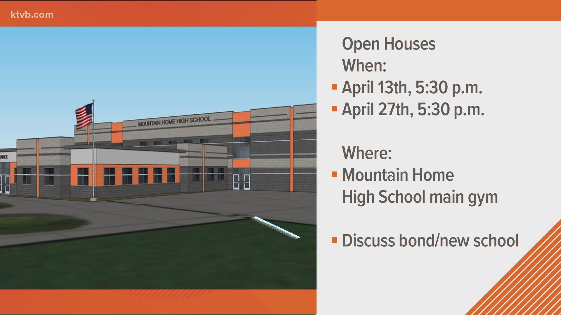 Two open house sessions on the $79 million bond measure are scheduled for April.