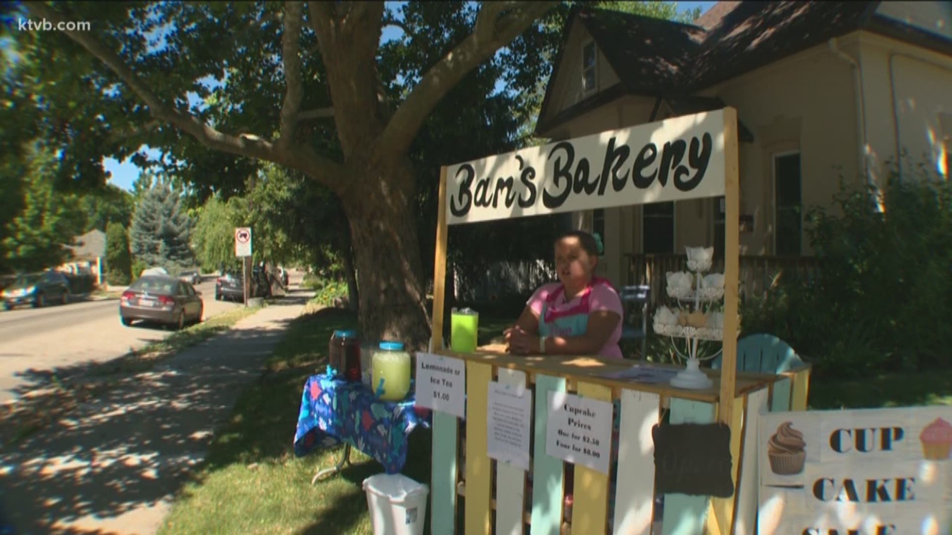 A Boise girl is dedicated to using her cupcake stand to raise money for Boise's homeless population.