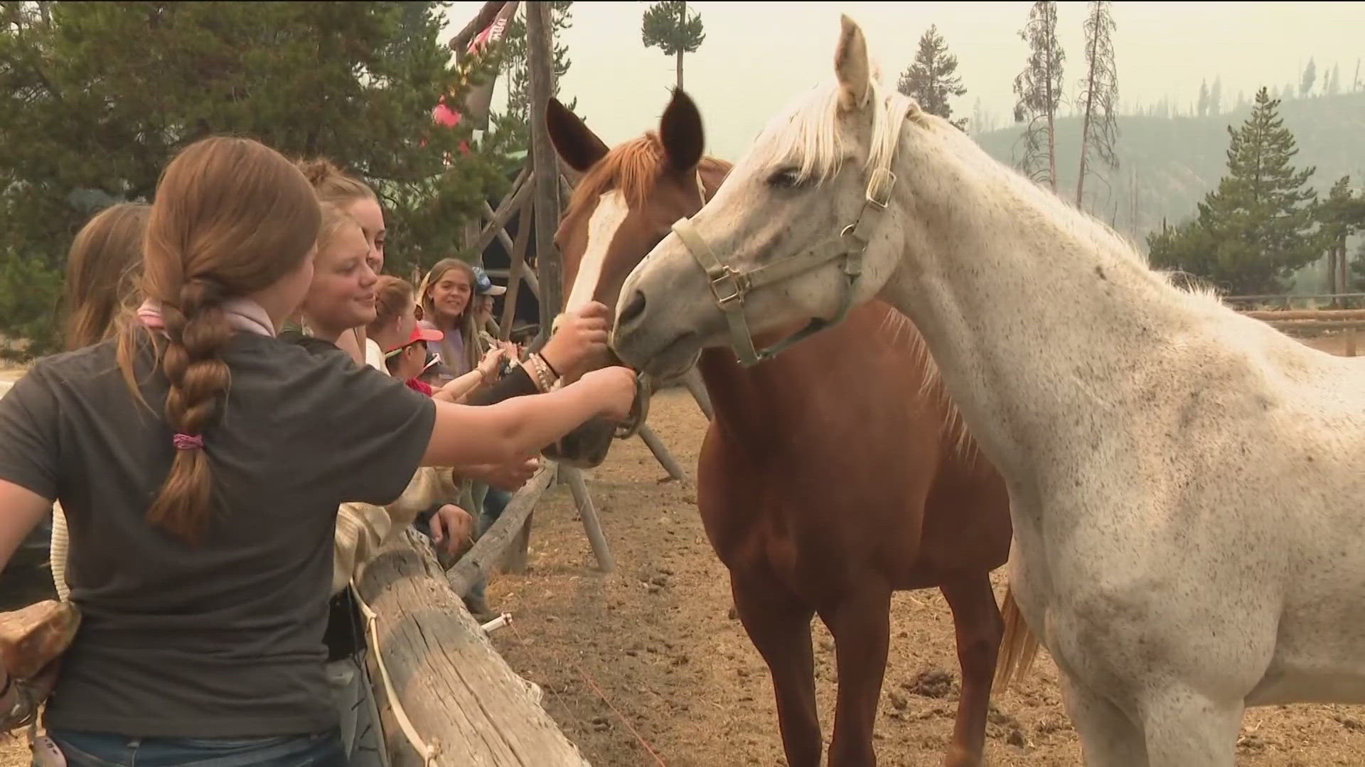 The Warm Lake area and Horsethief Area, and Scott Valley are under level 1 evacuation notice. The summer camp evacuated their 20 children as a precaution.