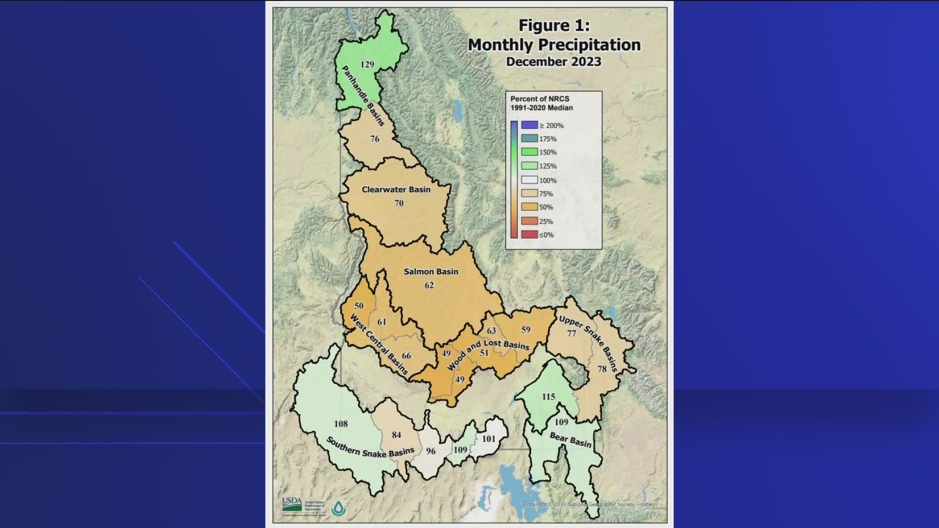 The recent moisture has scientists feeling optimistic about the next year.